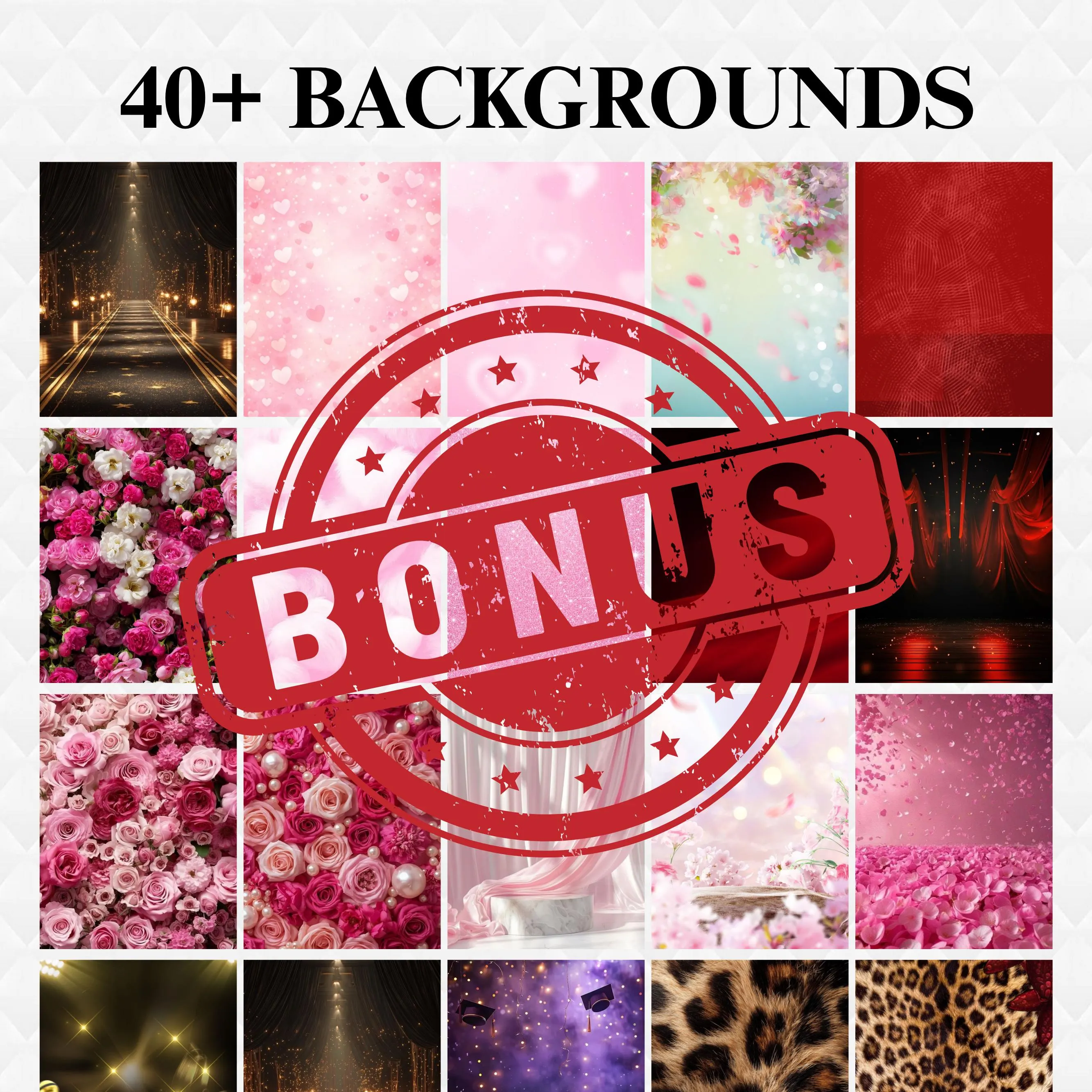 Bouquet Gift Box Template, Birthday Bouquet Box Template, Photo Flower Paper Wrap, Gift Box Templates, Pyramid Picture on Paper Bouquet - image 5