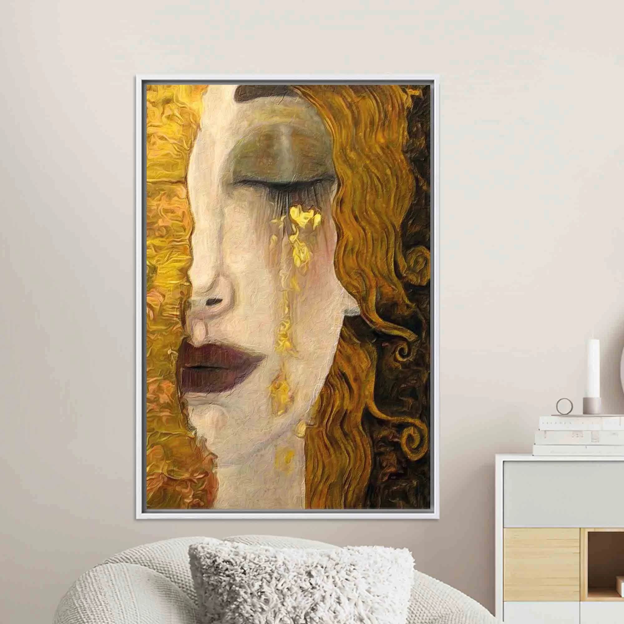 Wall Decor, Wall Art, Canvas Wall Art, The Golden Tears, Reproduction Wall Decor, Famous Art Canvas, The Golden Tears Canvas Decor, - image 5