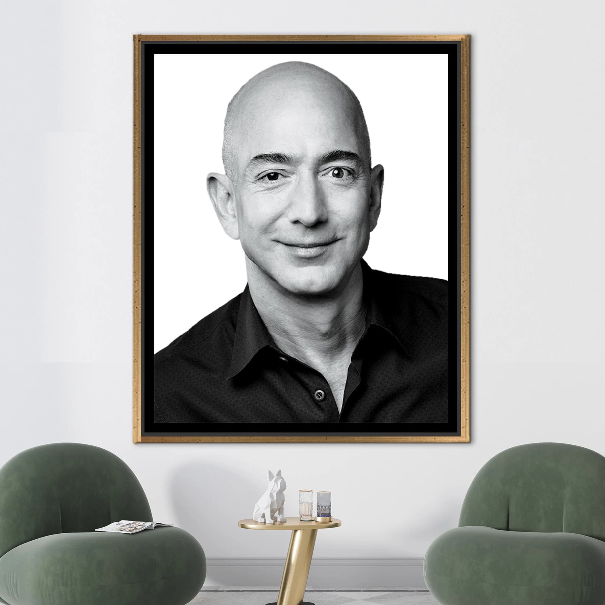 Wall Art Canvas, Wall Art, Canvas Print, Jeff Bezos, Jeff Bezos Art Canvas, Famous Printed, Portre Canvas Print, Famous Quote Canvas Poster, - image 5