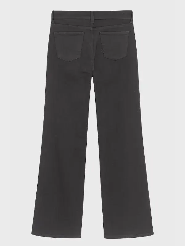 High-Waisted Wide-Leg Denim Jeans - Classic Chic Style - image 5