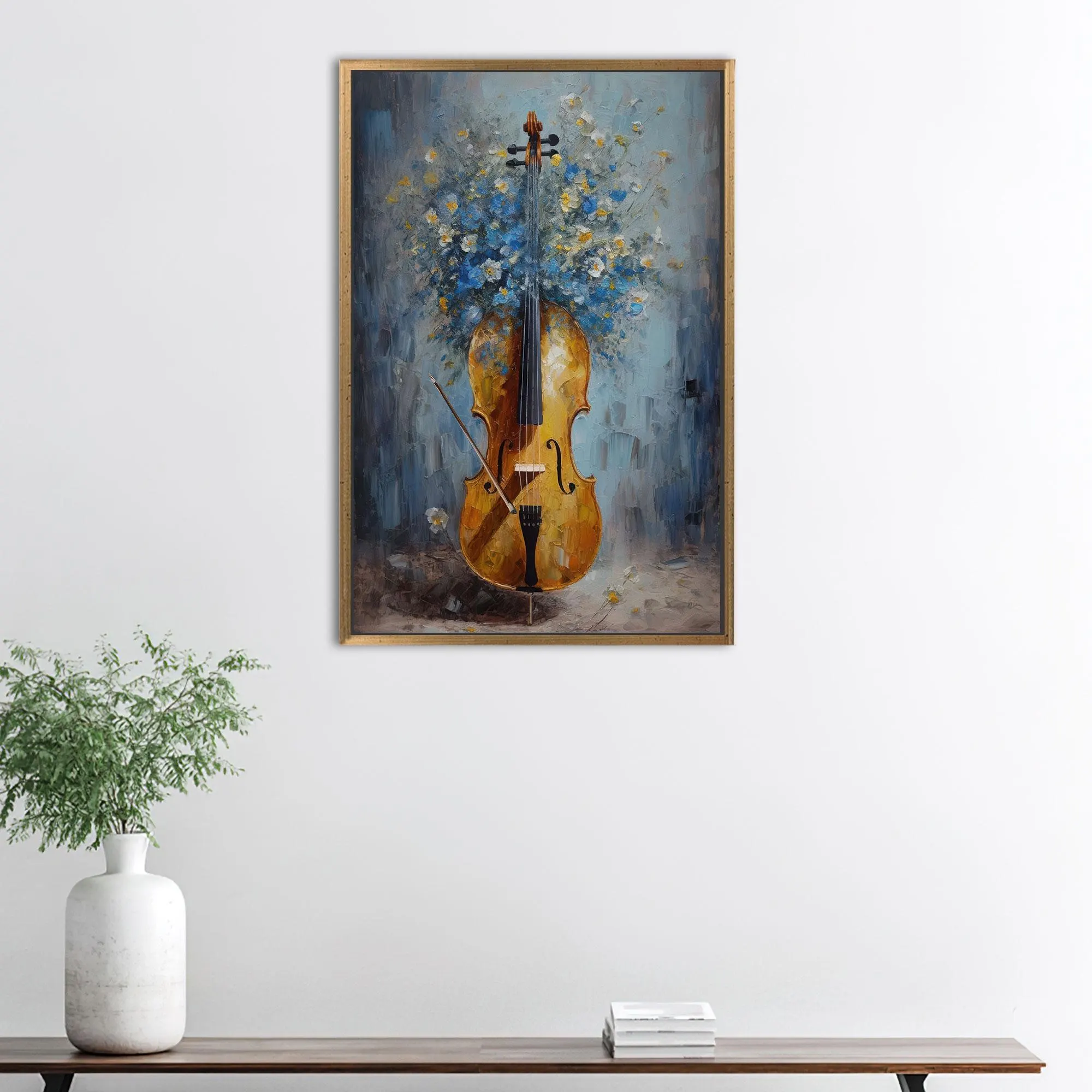 Floral Art,Cello Canvas Print,Bedroom Decor Art,Kitchen Decor Art,Home Decoration,Canvas Wall Art,Printable Wall Art,Personalized Gifts,3D Wall Art,Gift For Him,Wedding Decor Art,Holiday Decor Art,Handmade Gift,
