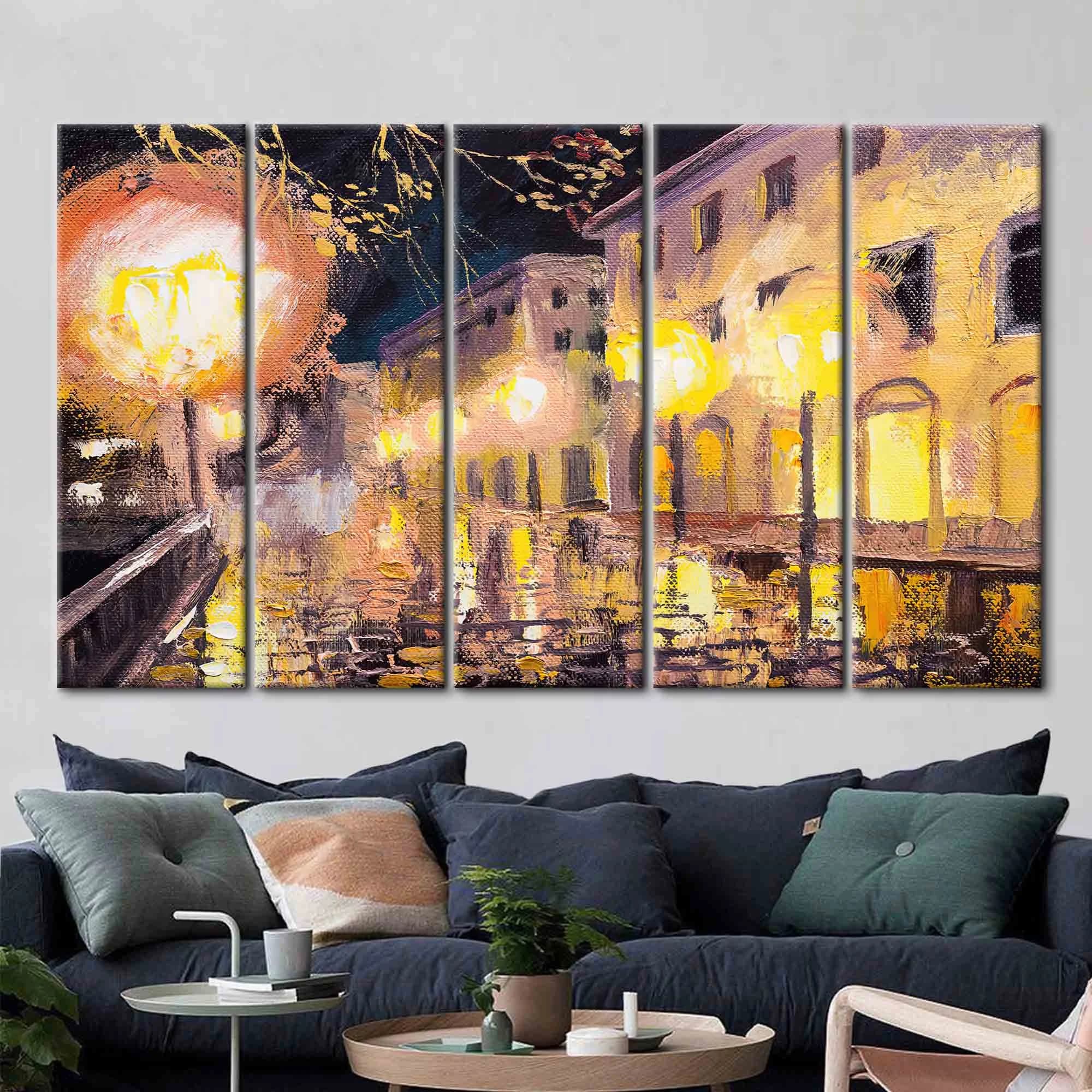 Night In Paris, View Wall Art, City Landscape Poster, Landscape Wall Decor, Paris Street Lamp Wall Decor, Oili Wall Decor, - image 5