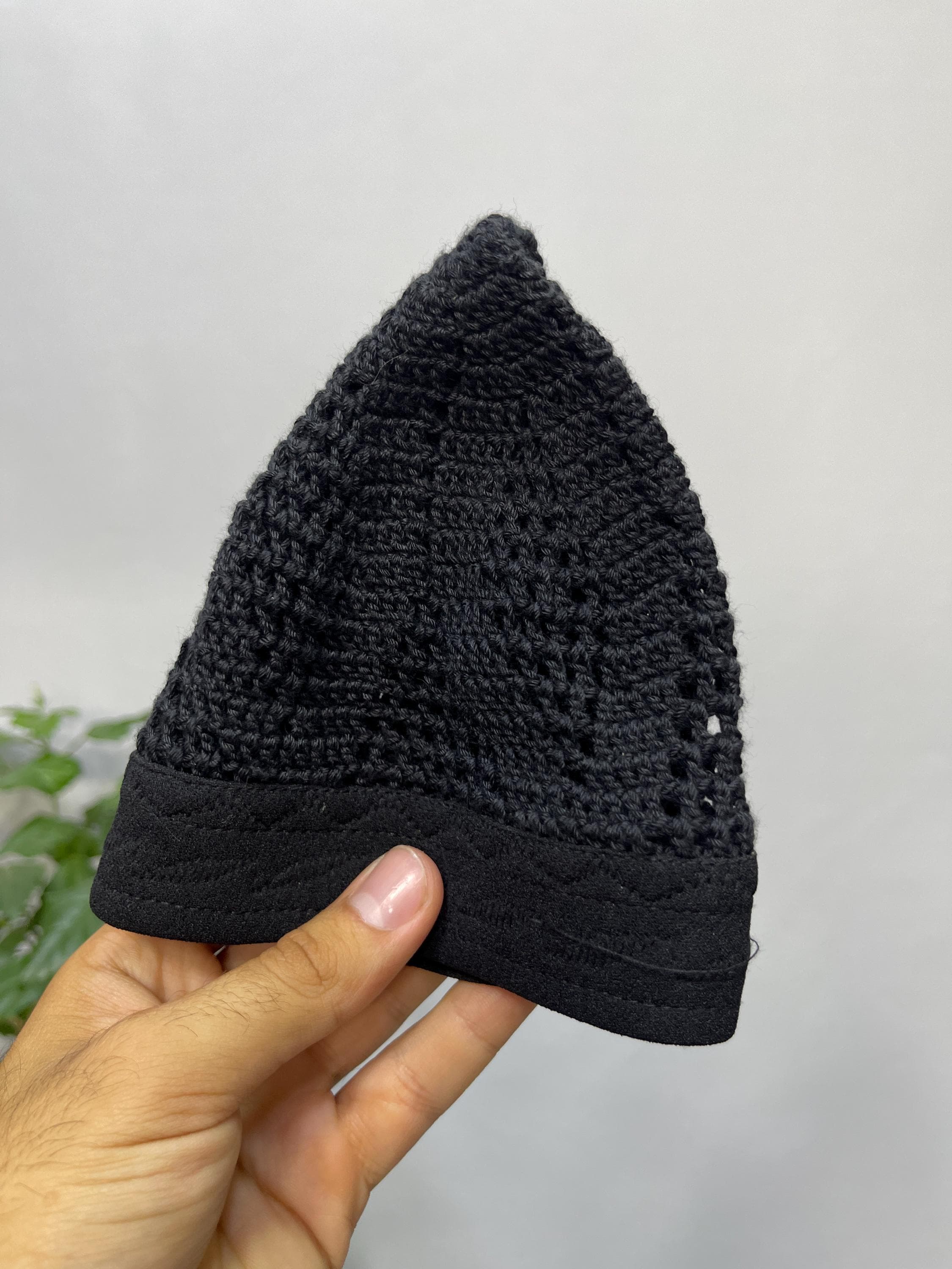 HAND BLACK EGYPT Kufi Premium Quality Soft Kufi With Border Knit Judi/Kufi Hat for Muslim Men - Islamic Gift for Him, Ramadan Gift, Eid Gift - image 5