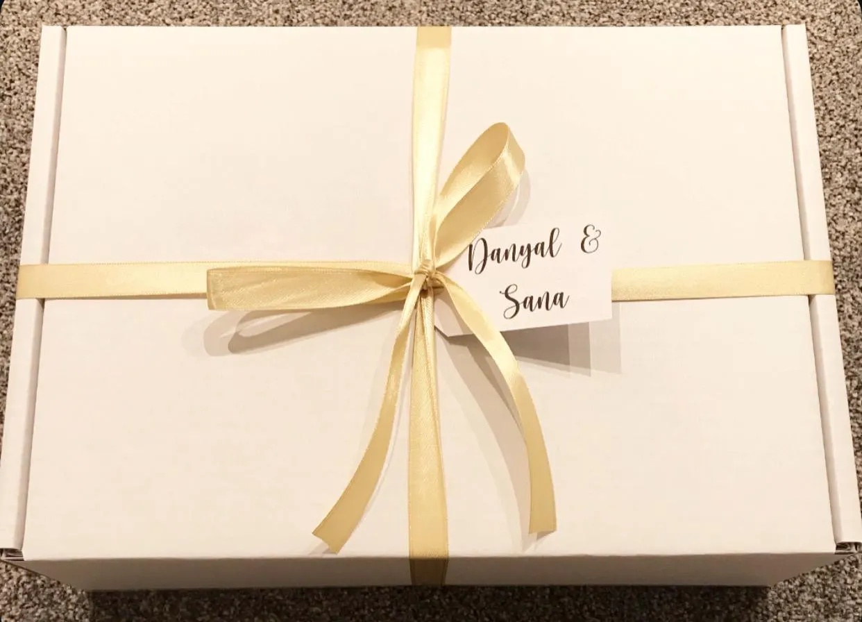 Luxury Personalised Couples Hamper Box Islamic Gift Revert Modest Hijabi Nikah Engagement Wedding Walimah Umrah Hajj New Home New Parents - image 3