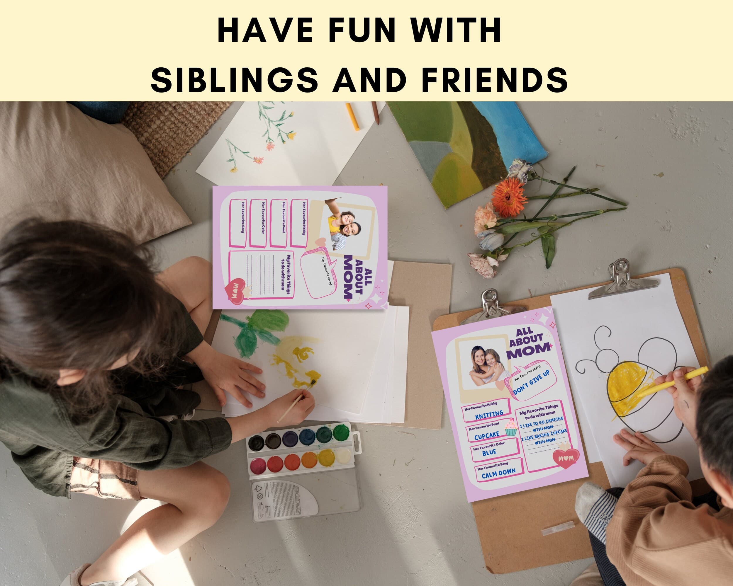 Mother's Day Printable Activity: All About Mom Worksheet (PDF) - image 2