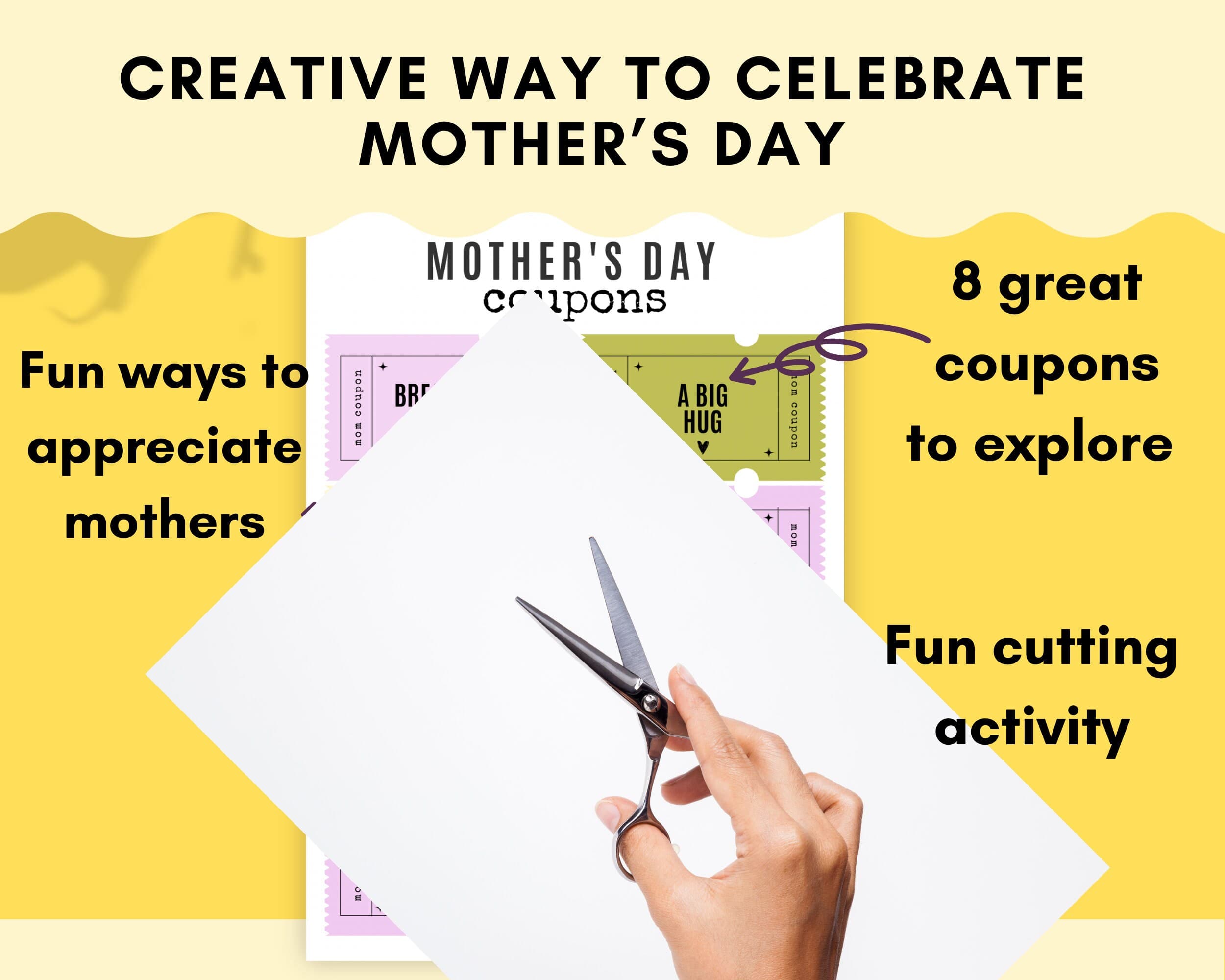 Printable Mother's Day Coupons, Gift for Mom (PDF) - image 3