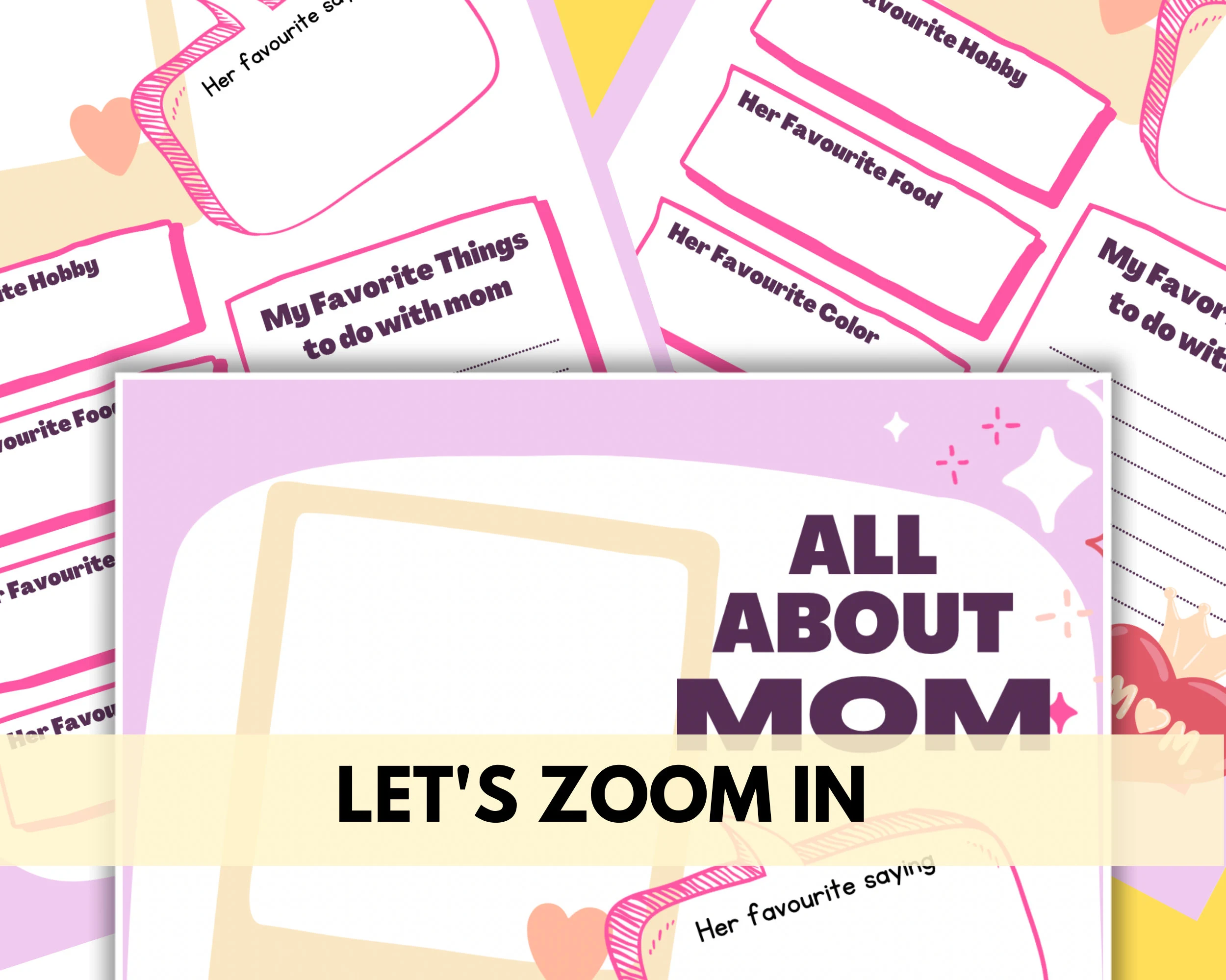 Mother's Day Printable Activity: All About Mom Worksheet (PDF) - image 4