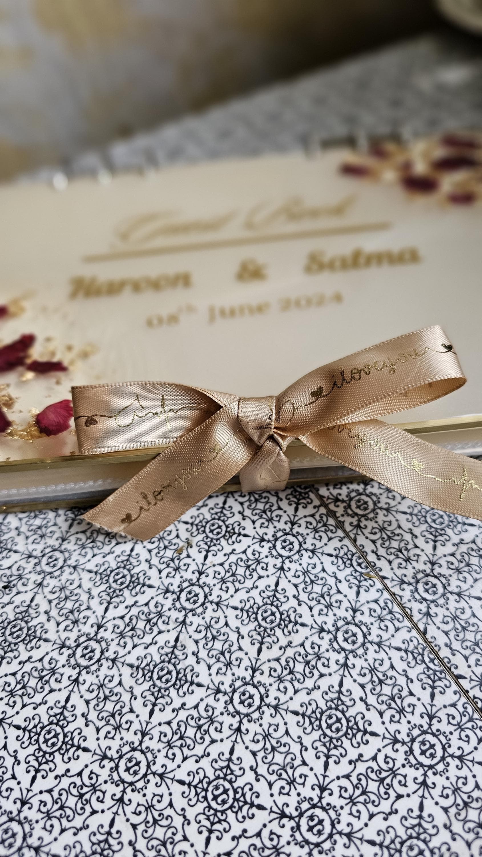 Personalized Wedding Guest Book, Photo album, Custom Reception, Guestbook , Engagement Signning Book Wedding, Anniversary Gifts for Her, - image 4