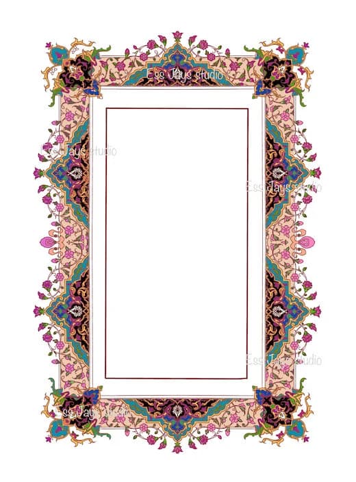 Tezhip Islamic Nikah Certificate: Custom Wedding Contract - image 4