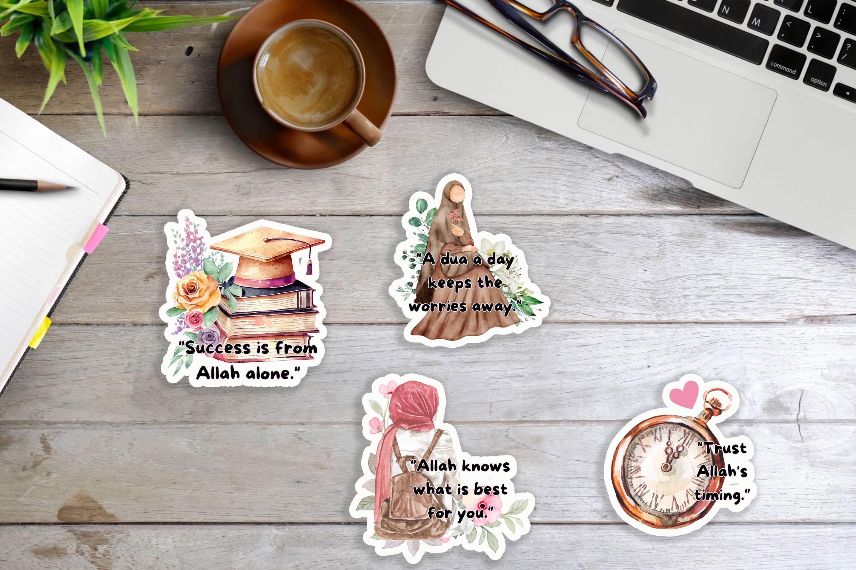 Islamic Digital Planner Sticker | Quotes and Saying PNG | Daily Islamic Digital Stickers | Islamic Planner Stickers | Islamic Saying PNG | - image 4