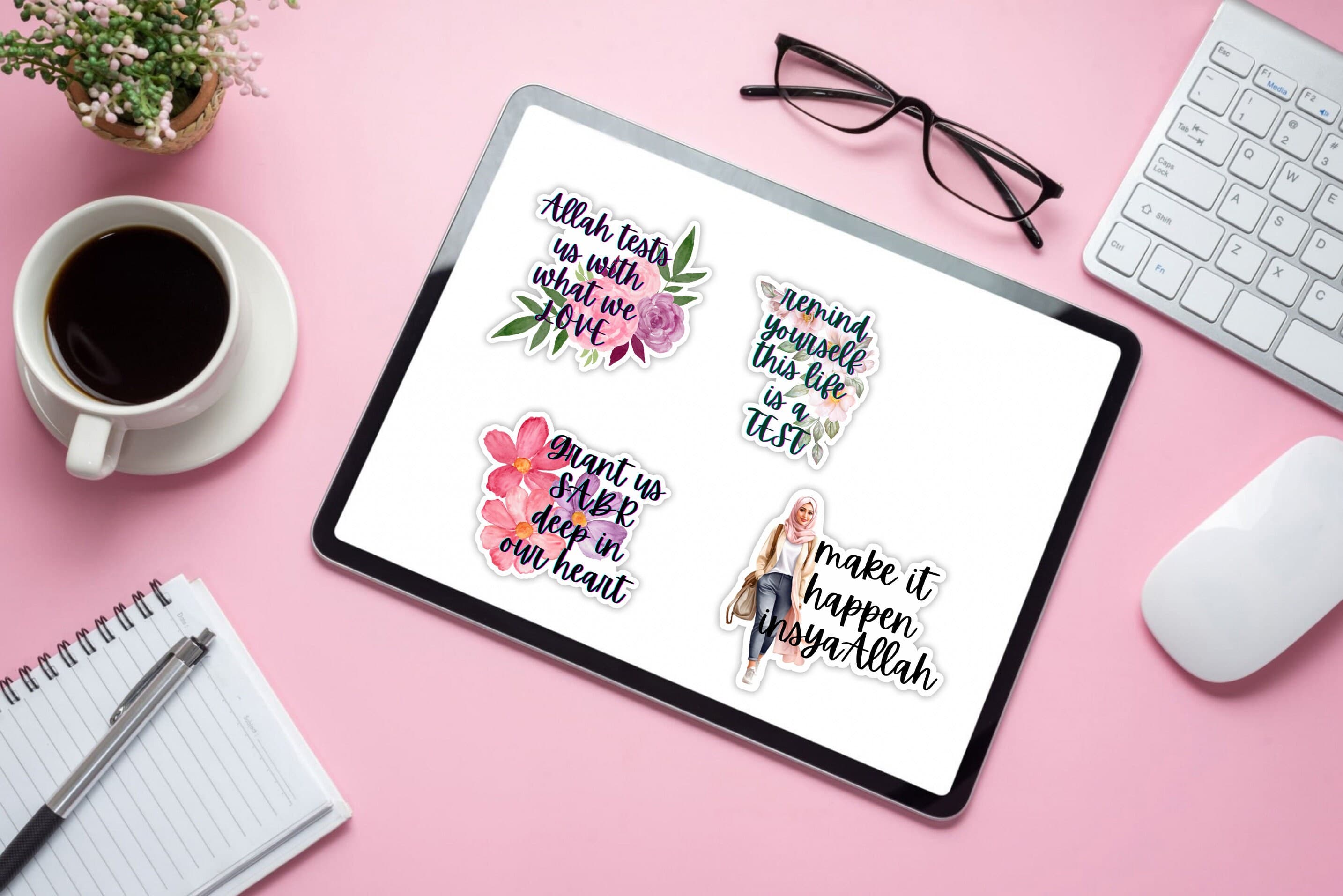 Islamic Digital Sticker Pack for iPad | Cute and Trendy Muslim PNG Sticker | Muslim Planner Digital Stickers | Islamic Digital Artwork CUTE - image 4