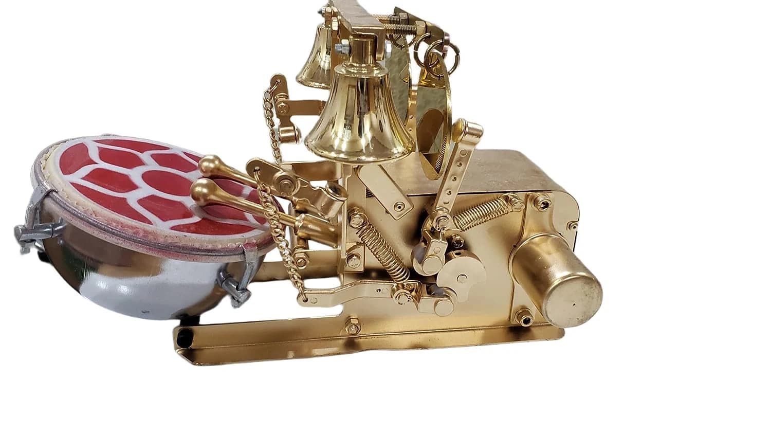 Electric Pooja Bell Dholak Nagara Machine for Temple Arti