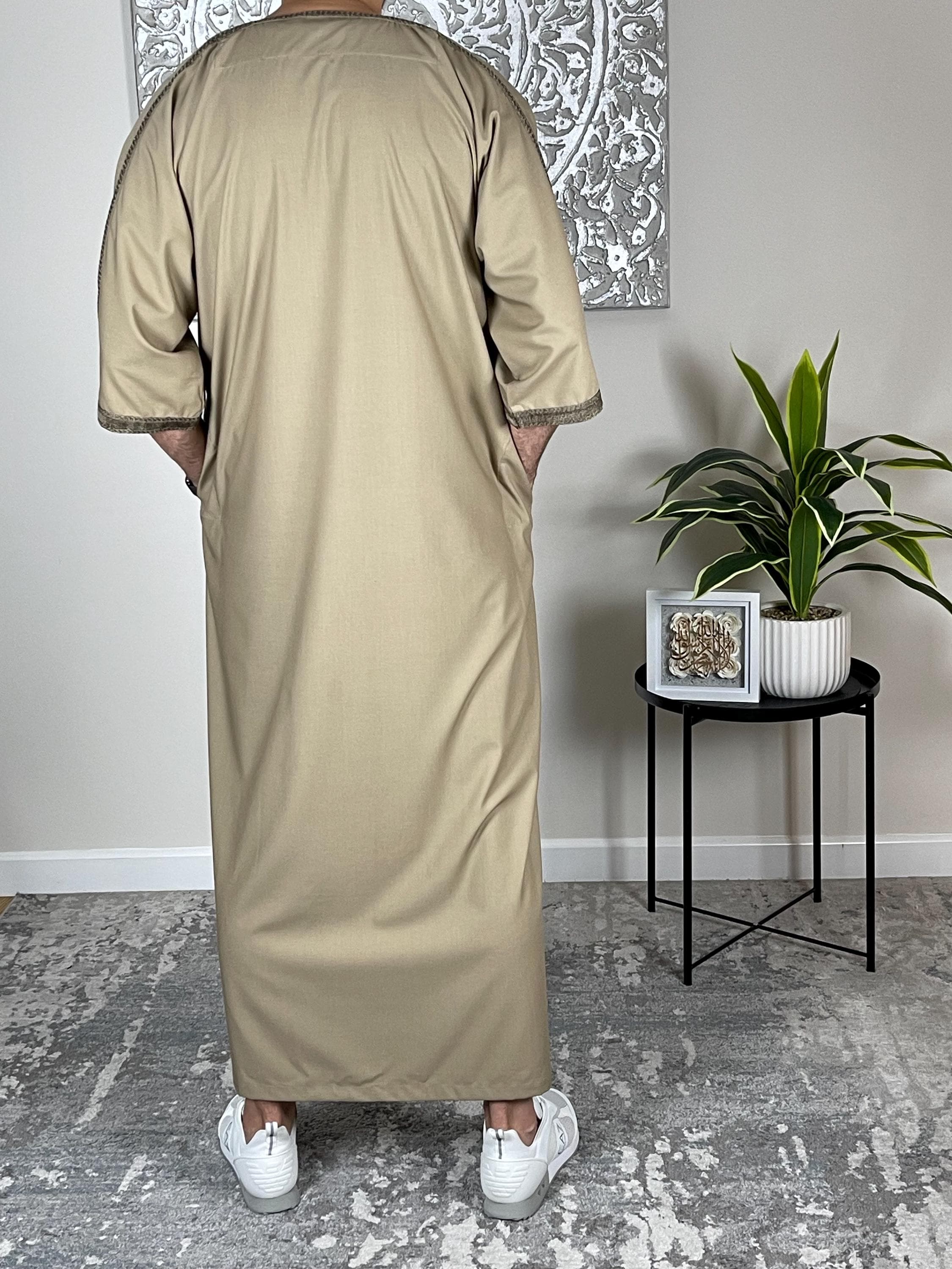 Men’s & Children's Gold Moroccan Thobe - image 2