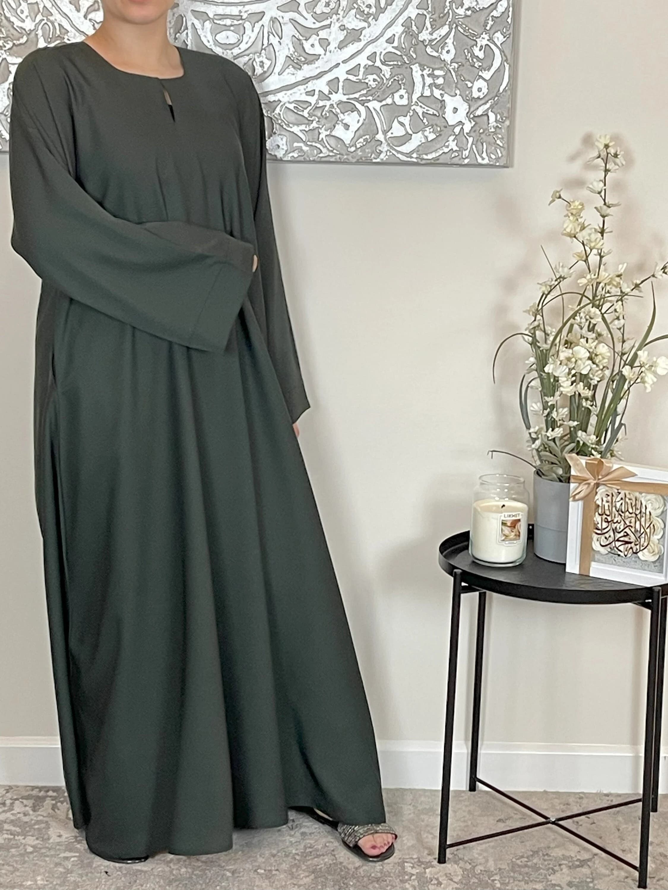Emerald Green Nida Closed Abaya - image 2