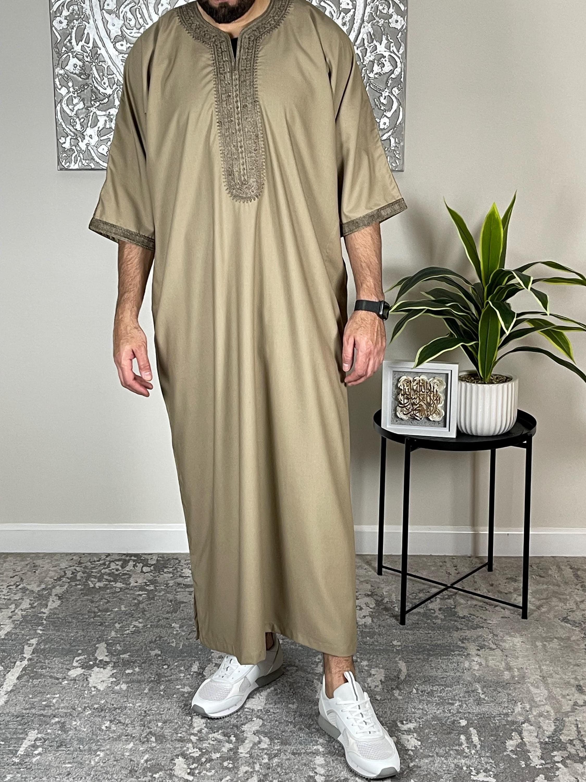 Men’s & Children's Gold Moroccan Thobe