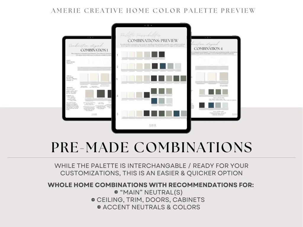 China White Benjamin Moore paint palette Seapearl Whole home paint color scheme calm blue grey green paint cozy neutral paint colors - image 4