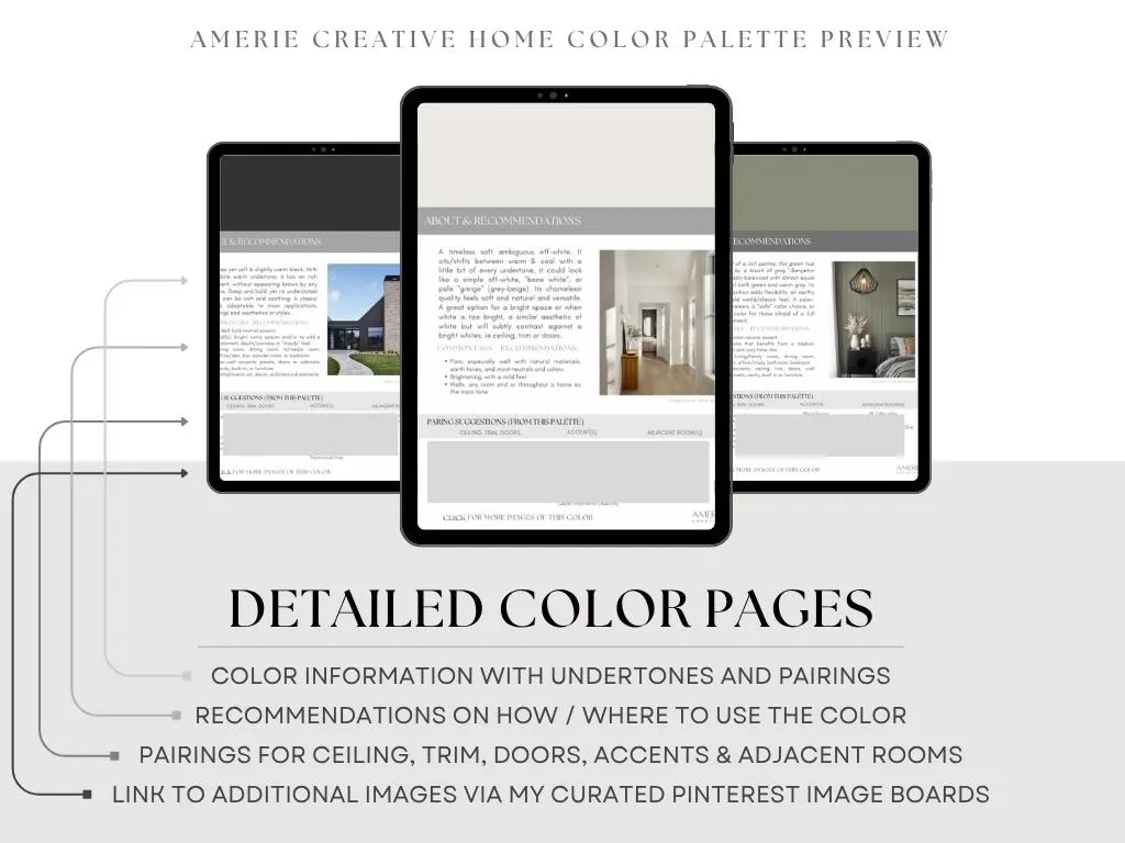 Swiss Coffee Benjamin Moore Dark Olive Green | Whole house paint color palette Olive Green Teal Terracotta paint Earthy neutral paint colors - image 4