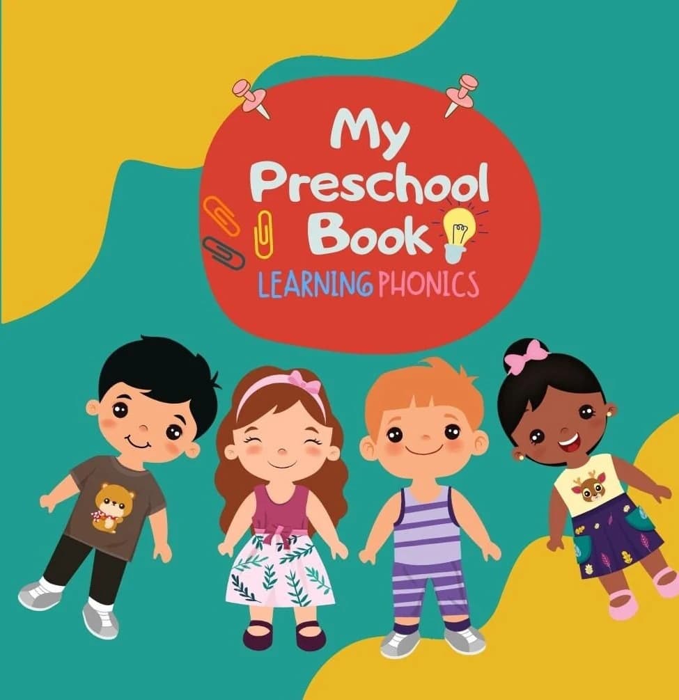 My First English Book: Phonics Learning for Toddlers, Preschoolers Learning Alphabet Activity Book and Tracing First Words in English - image 3
