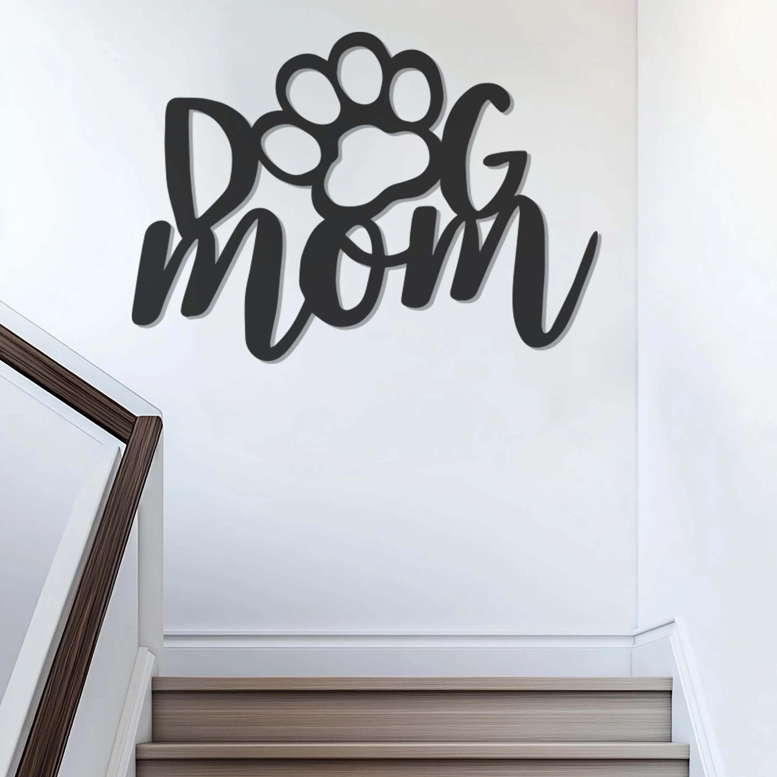 Dog Mom Metal Wall Art, Pet Lover DecorNew Year's gift