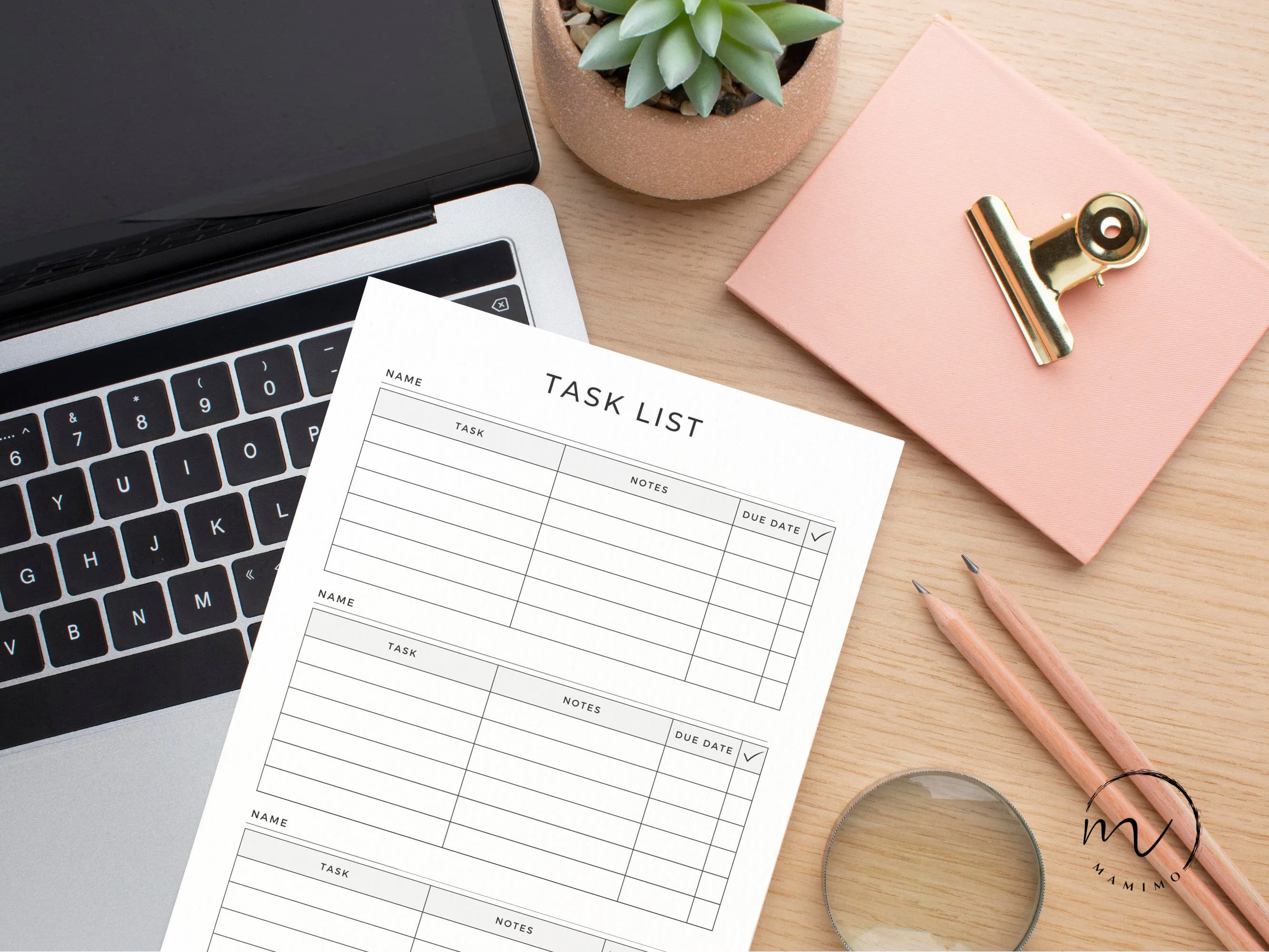 Employee Task List, Assignment Sheet, Employee Timekeeping Sheet, Task Management, Work Schedule Tracker, Printable And Fillable PDF - image 4