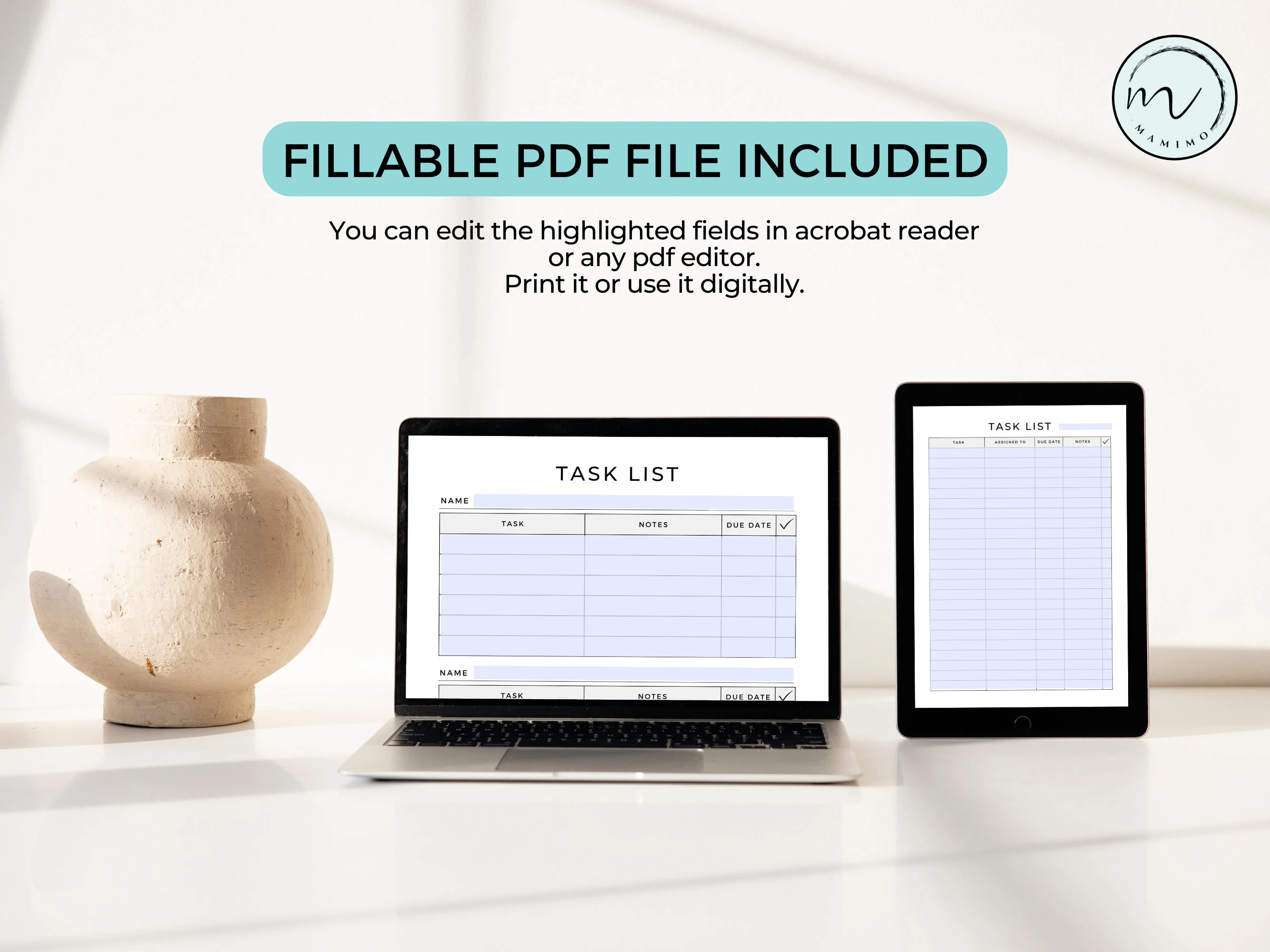 Employee Task List, Assignment Sheet, Employee Timekeeping Sheet, Task Management, Work Schedule Tracker, Printable And Fillable PDF - image 5