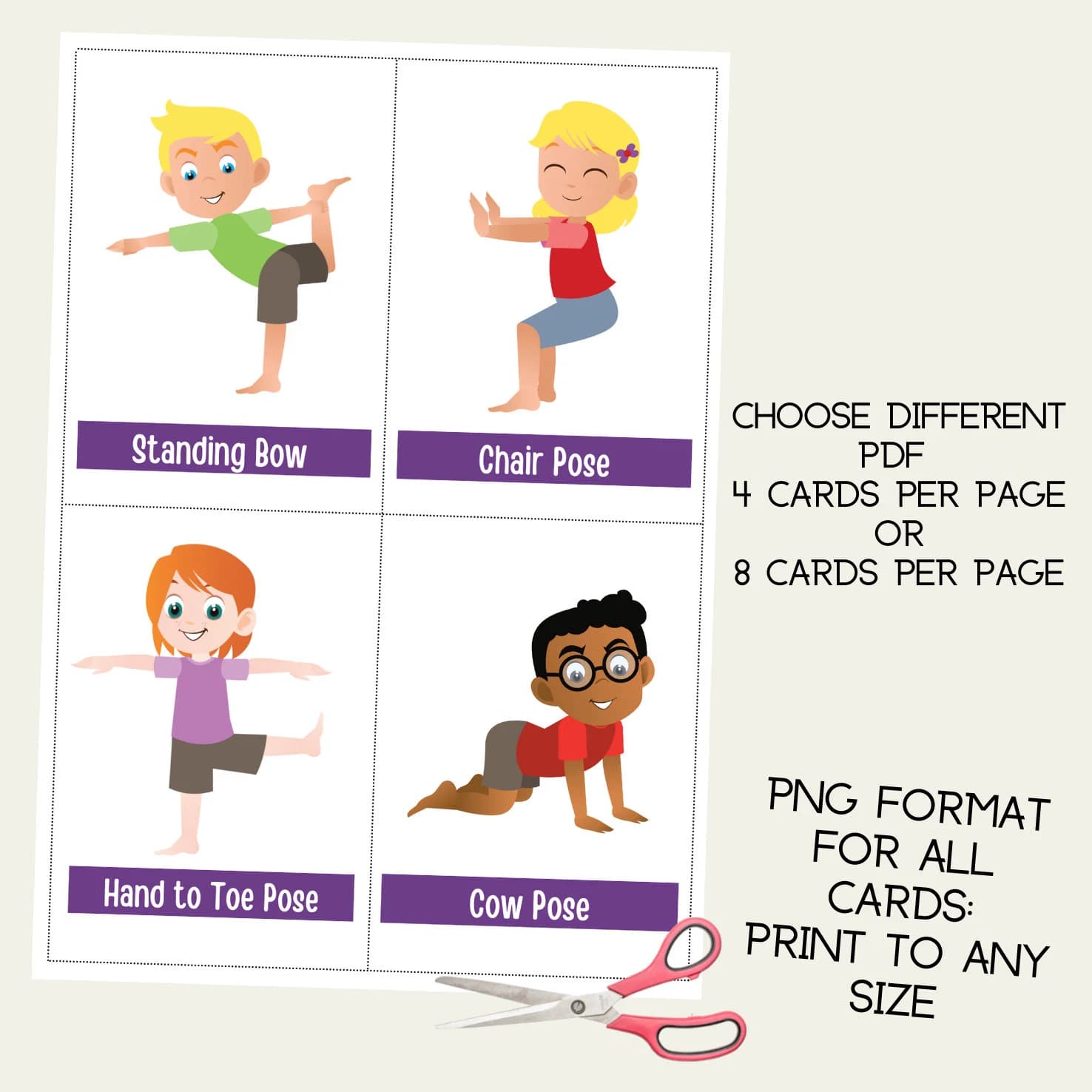 Yoga Poses Positions Flash Cards Children Preschool Educational Activity SEN KS1 KS2 - image 4