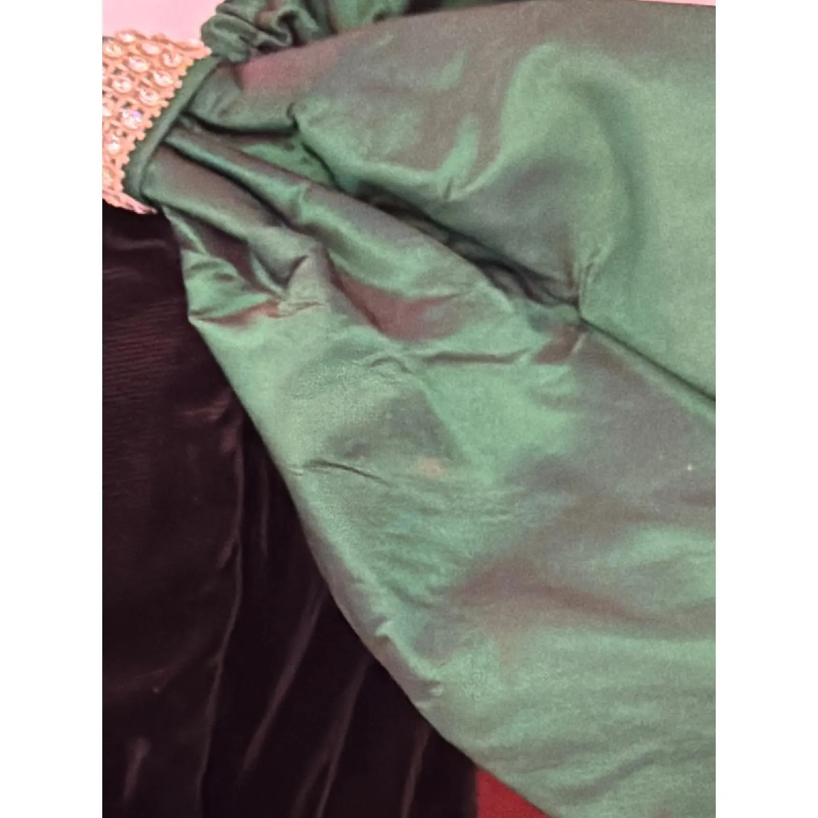Vintage Roberta California One Shoulder Dress 80s Prom Retro Glam Maximalist - image 5