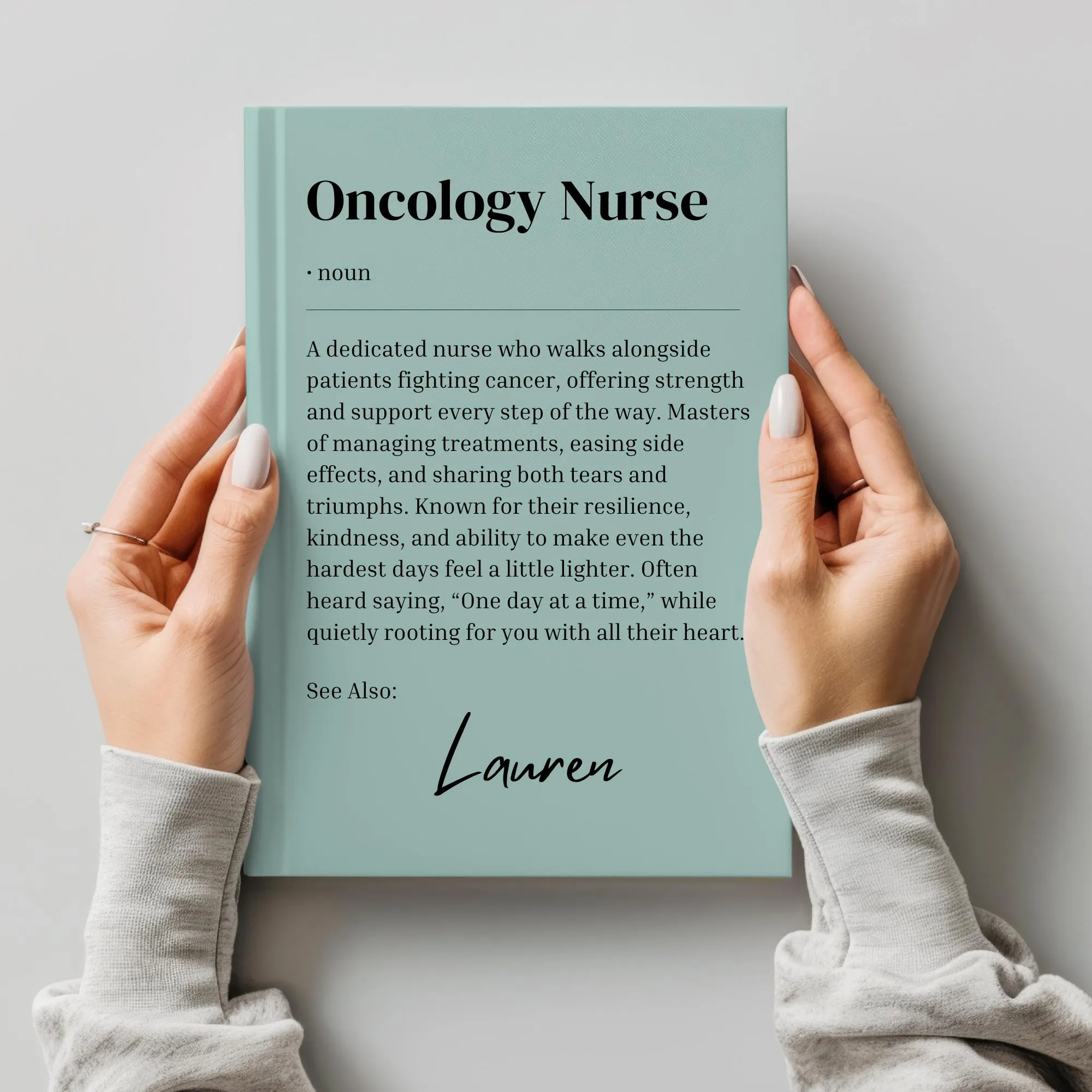 Oncology Nurse Journal Nurse Appreciation Gifts, New Nurse Gift, Oncology Nurse Nurse Student Graduation, Personalized, Custom Name - image 3