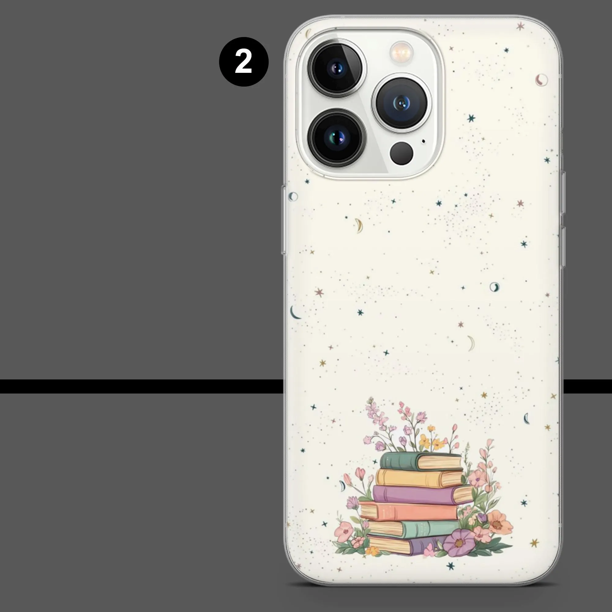 Bookish Flower Phone Case Book Lover Reader Cover for iPhone 18Pro, 17, 16, 15, 14, 13, Samsung S26, S25, S24, S23, A17, A57,A37 Pixel 11,10 - image 4