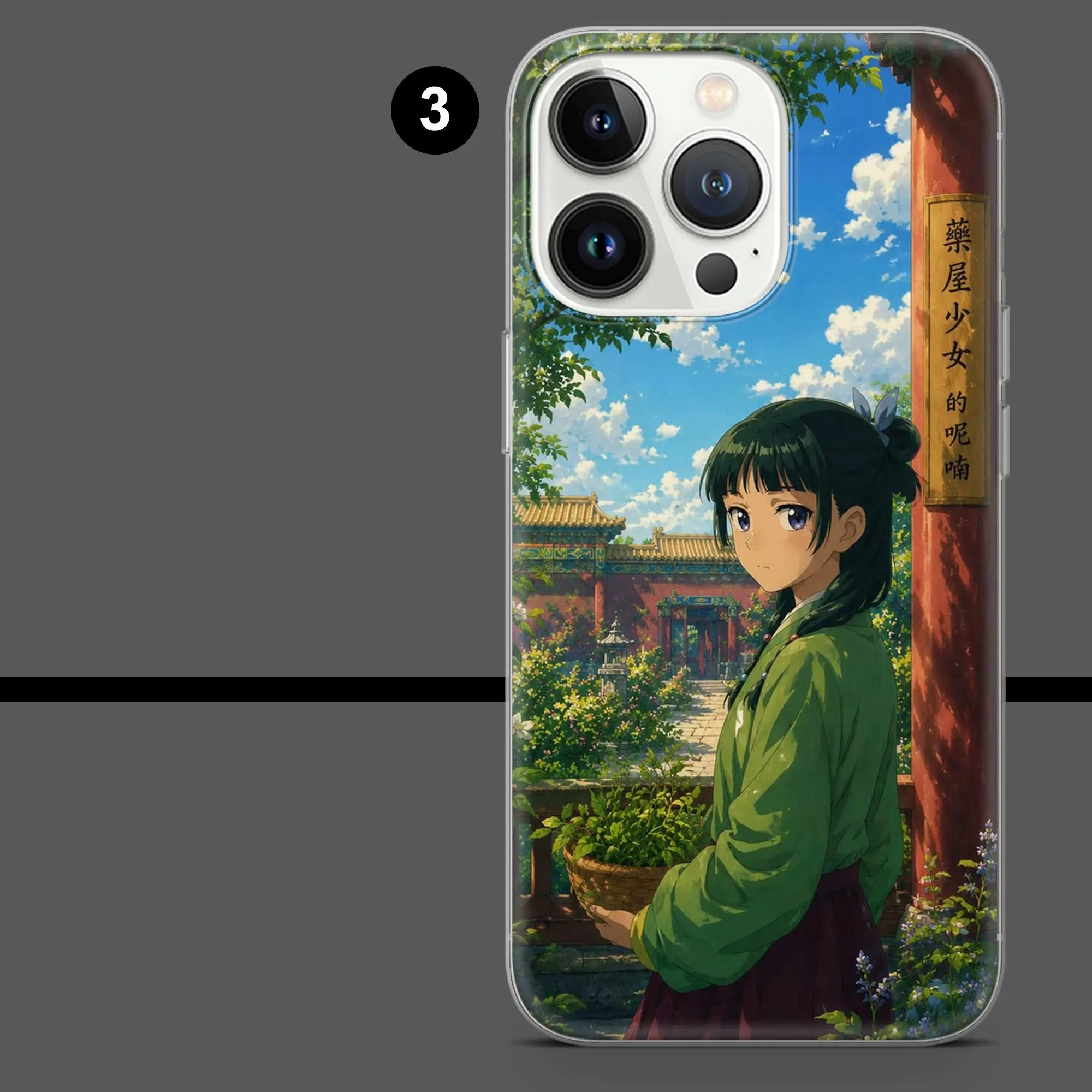 Apothecary Diaries Phone Case Jinshi Maomao Anime for iPhone 18Pro, 17, 16, 15, 14, 13, Samsung S26, S25, S24, S23, A17, A57,A37 Pixel 11,10 - image 5