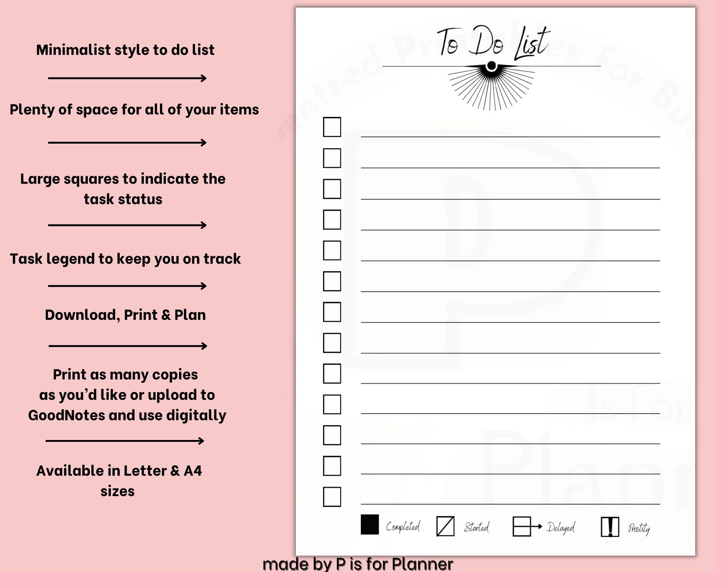 Productivity Planner Bundle, Printable Planner and Organizer, GoodNotes Planner and Digital Tracker - image 2