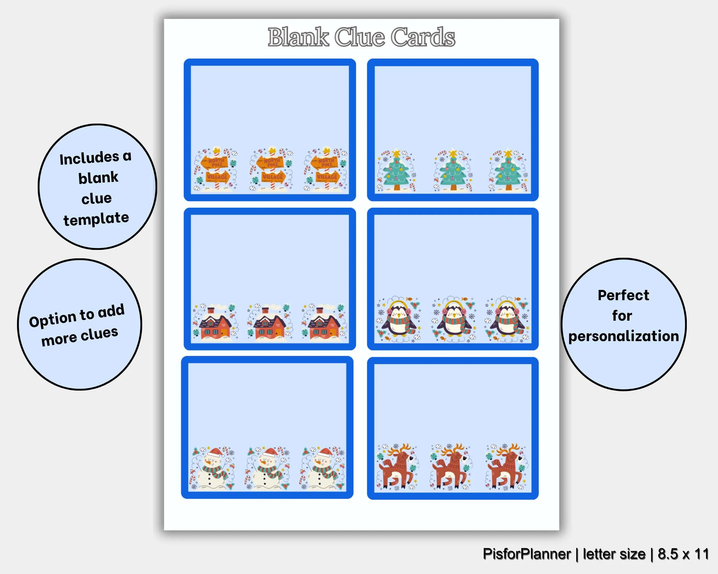Christmas Scavenger Hunt for Kids, North Pole Adventure, Indoor Holiday Treasure Hunt Clues, Fun Christmas Game, Printable Kids Activity - image 4