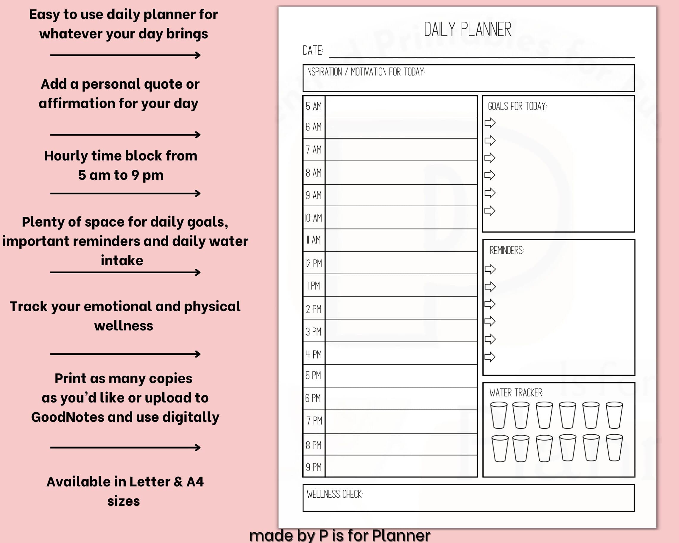 Productivity Planner Bundle, Printable Planner and Organizer, GoodNotes Planner and Digital Tracker - image 3