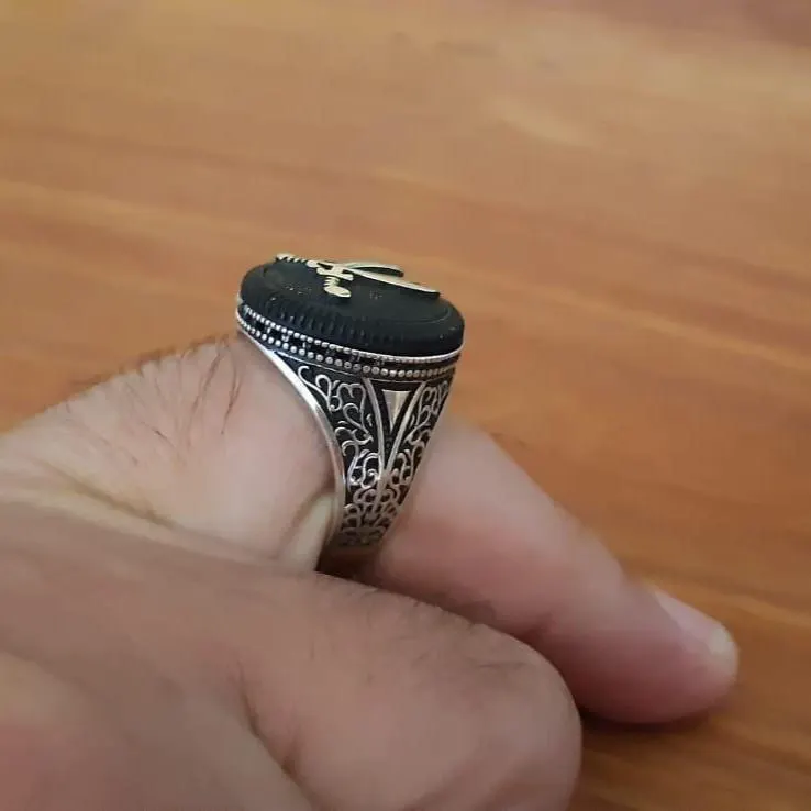 Sterling Silver Double Sword Ring, Handmade Knight Signet - image 2