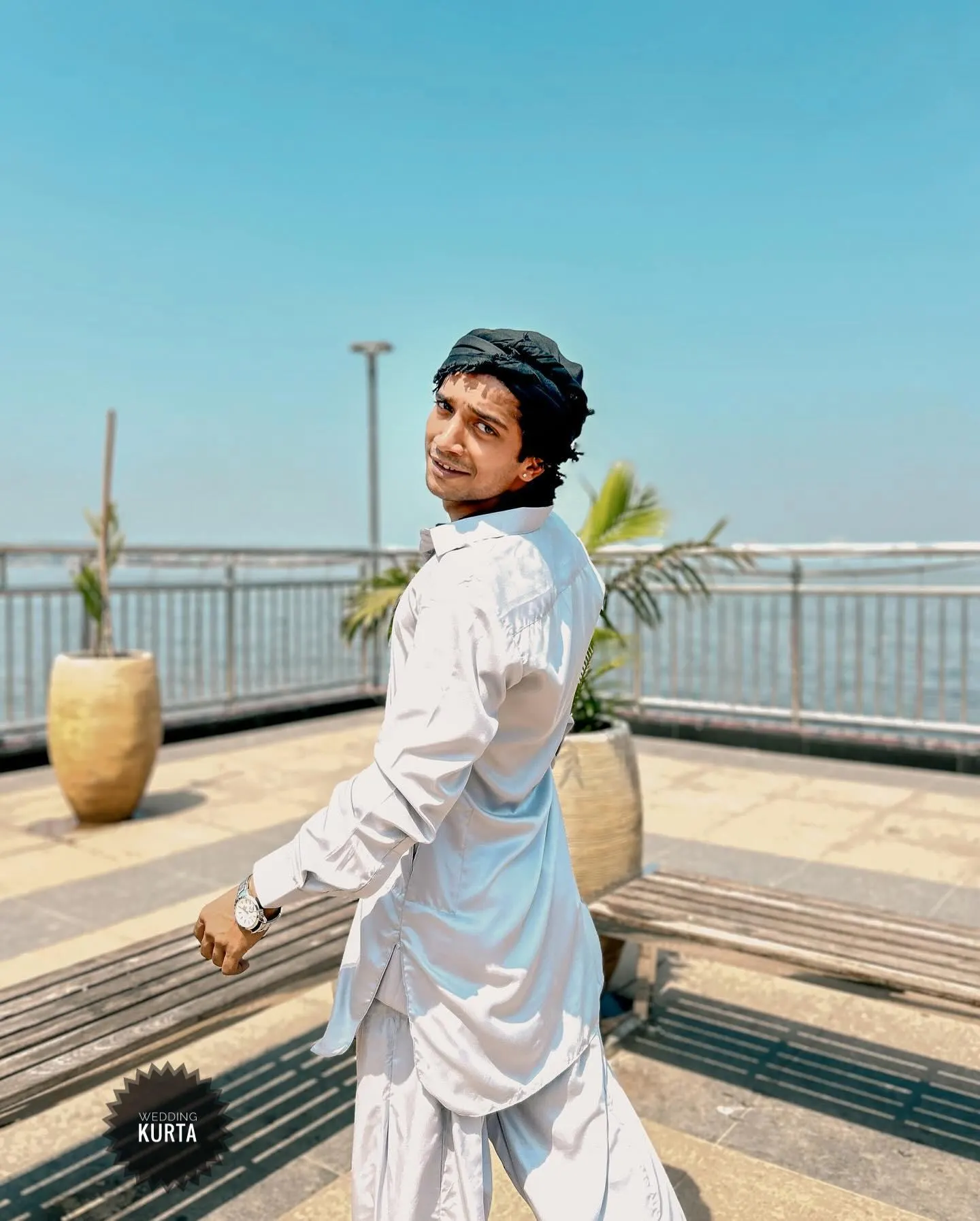 Light Gray Salwar Kameez for Men: Handmade Pakistani Kurta Shalwar - image 5