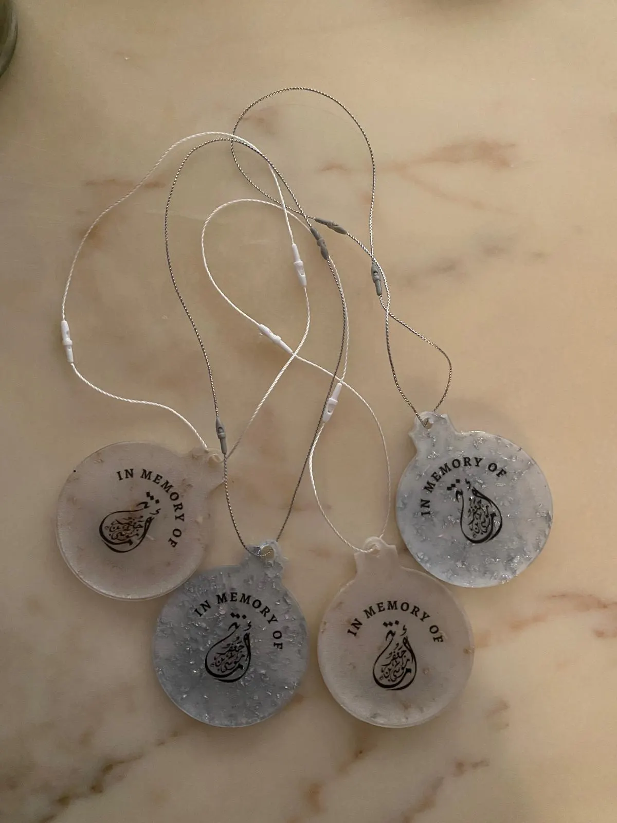 Custom Resin Ornament | Floral or Personalized Keepsake, Wedding Favor - image 4