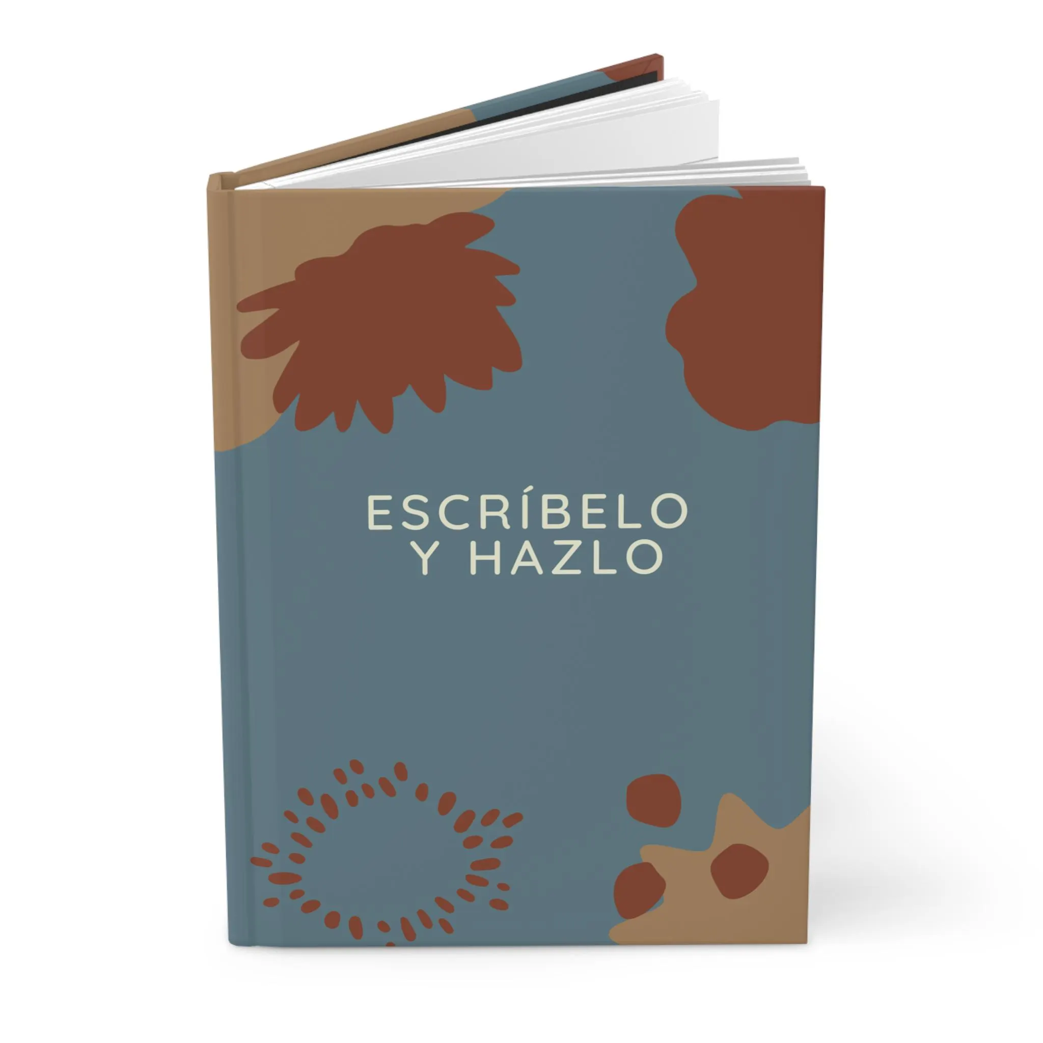 Spanish Hardcover Journal: Earthy Tone Lined Notebook - image 4