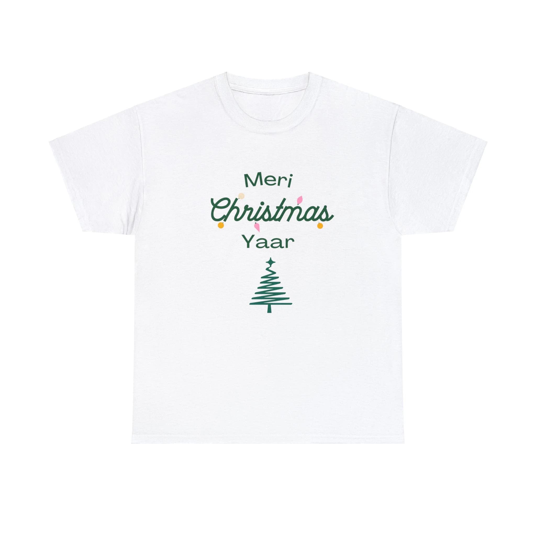 Meri Christmas Yaar Shirt - Christmas Tree Design, Desi Tshirt, Urdu Shirt Holiday Gift for Her, Gift for Him, Desi Holiday Shirt for Woman - image 3