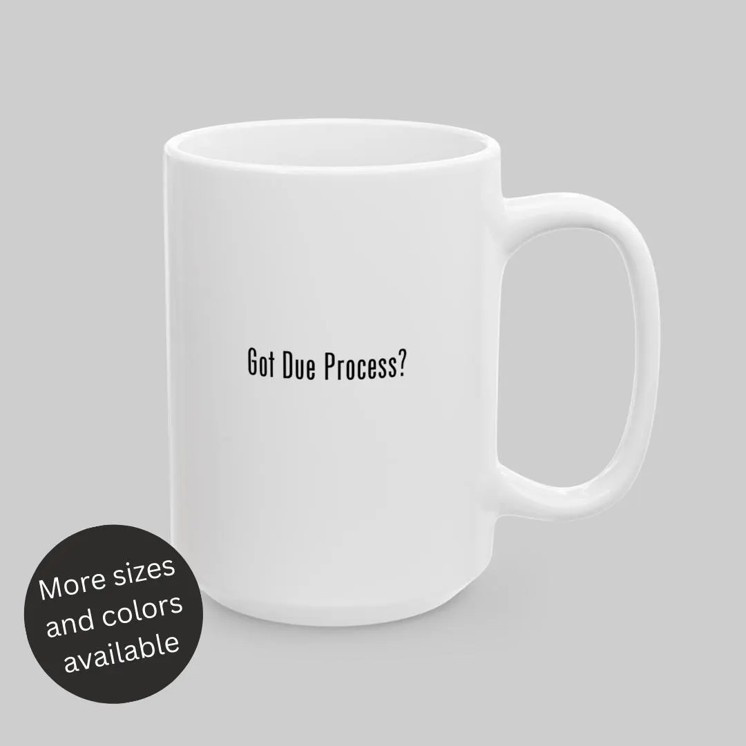 Mug for Lawyer Got Due Process, Mug Gift for Lawyer, Lawyer Mug Funny gift for Lawyer, Mug for Graduation, Law Students Gifts for Graduation
