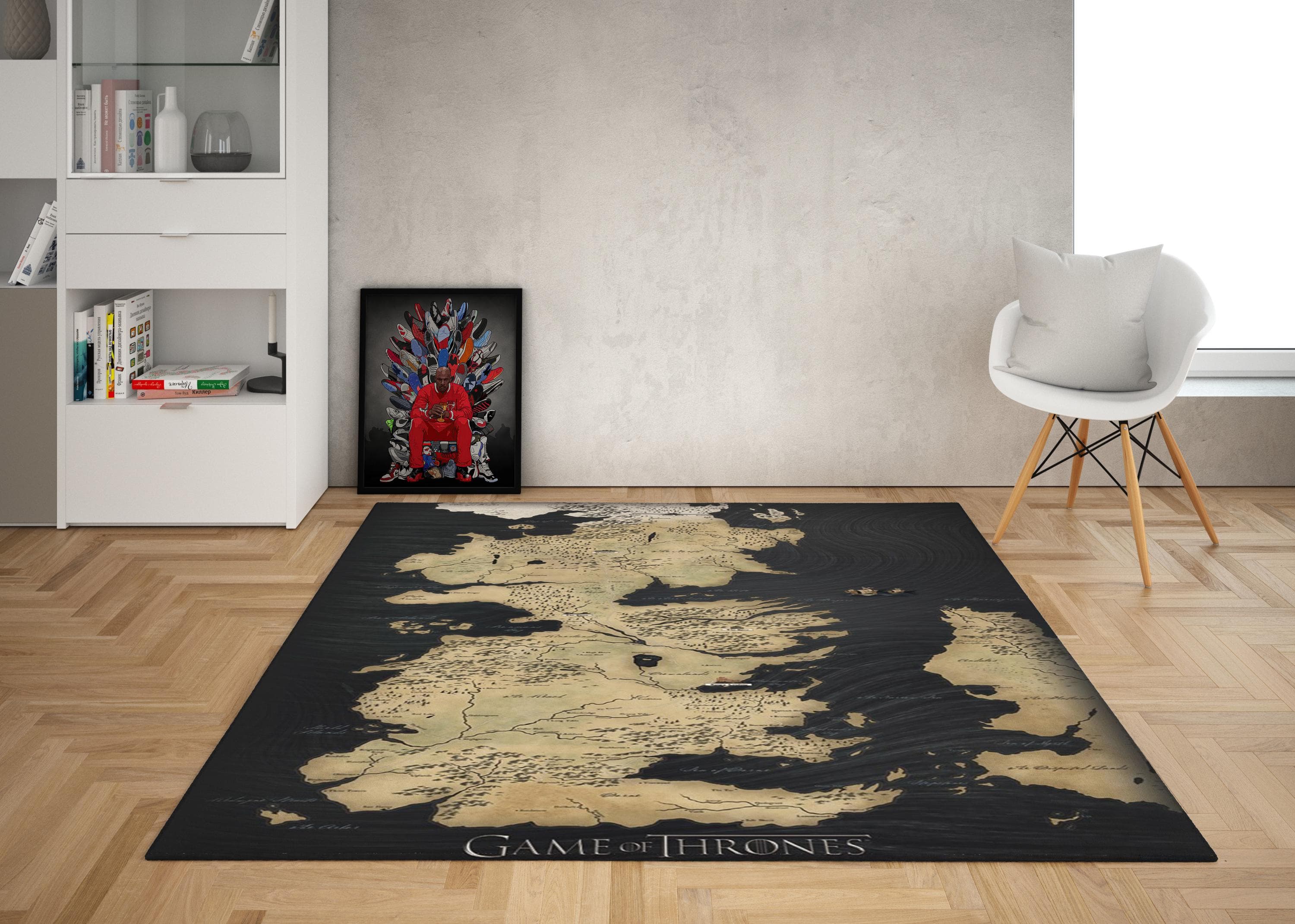 Westeros Map Rug | Game of Thrones Decor | Ancient Route Carpet - image 5