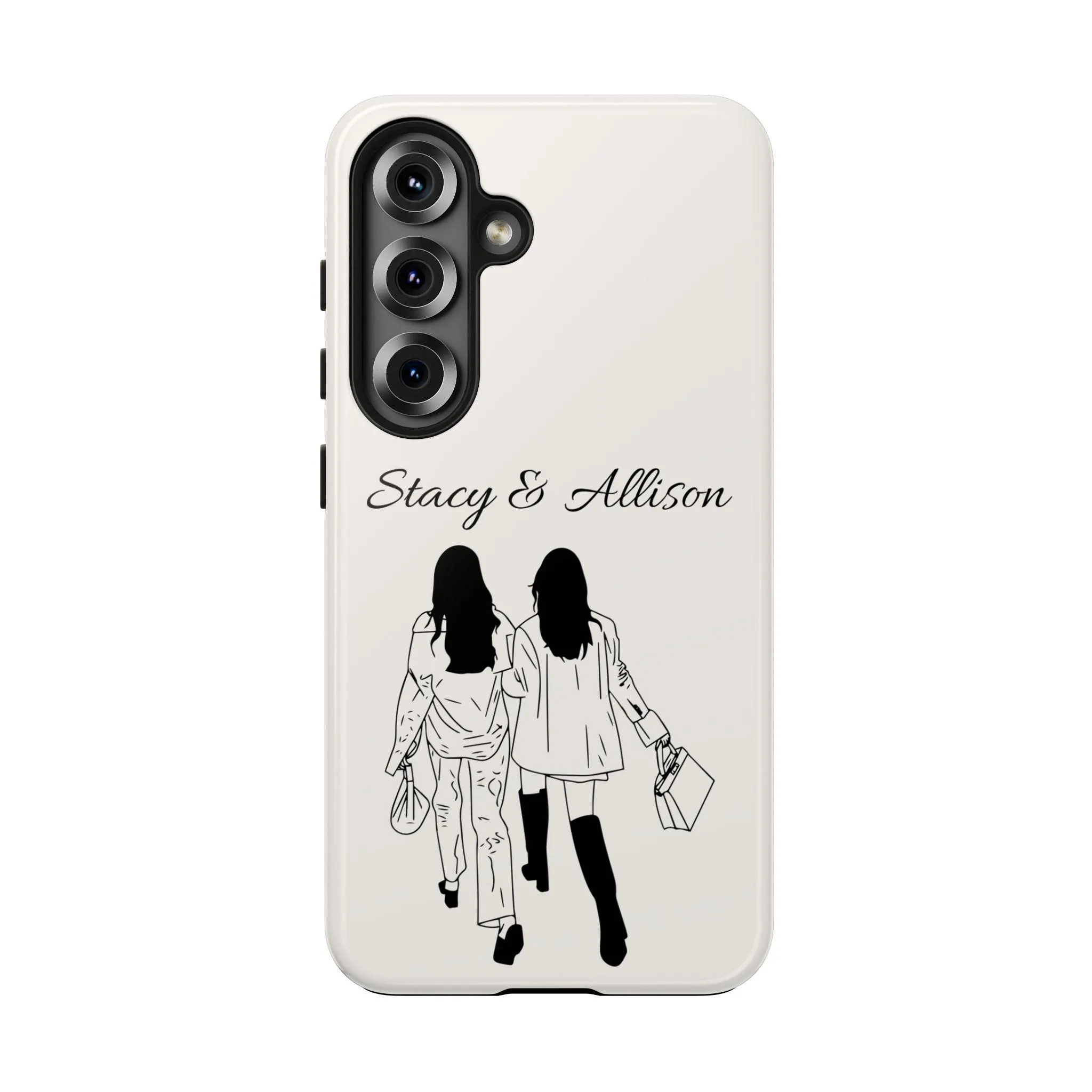 Personalized Best Friend Phone Case, Custom BFF Names Case, Shopping Besties Phone Case, Friendship Gift for Her - image 3