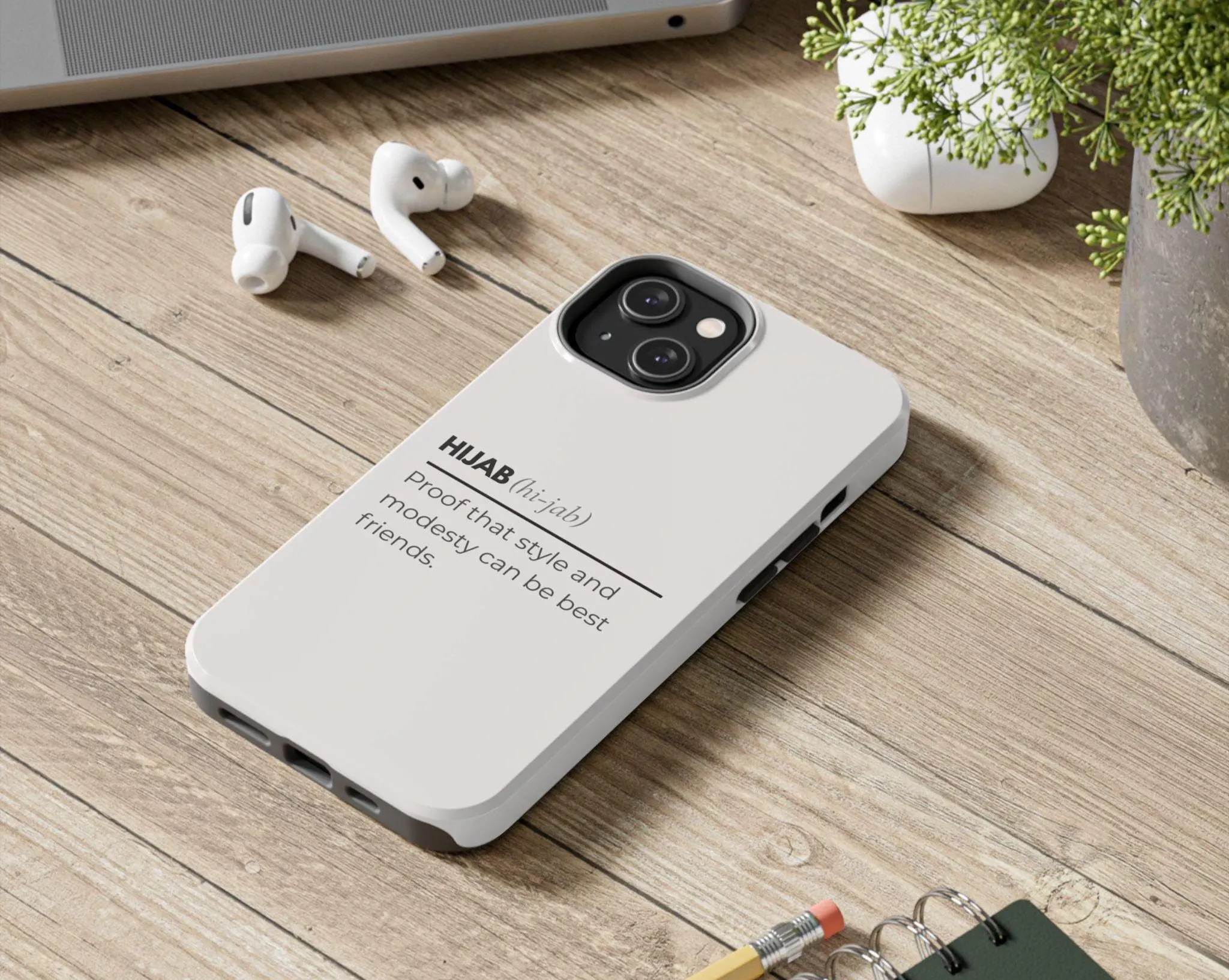 Hijab Definition Phone Case, Muslimah iPhone Cover, Modest Fashion Aesthetic Case, Islamic Gift - image 3