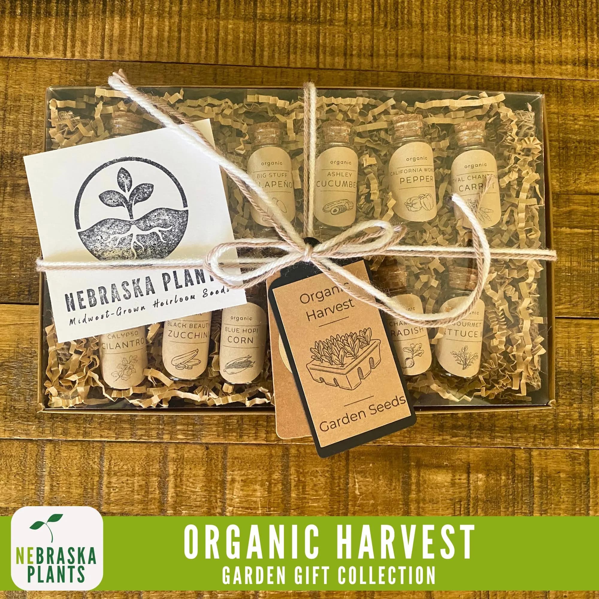 Beautifully packaged organic seed gift set for gardeners and plant lovers