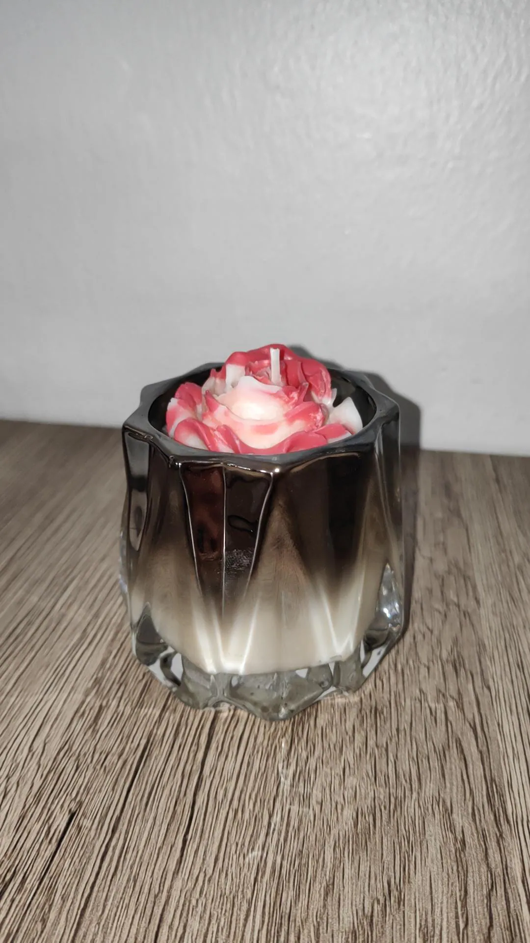 handmade Kerze | duftkerze | blumenkerze | rosenkerze | Gastgeschenk | 200ml Glas | sojawachs | Weihnachten | Geburtstag | Muttertag