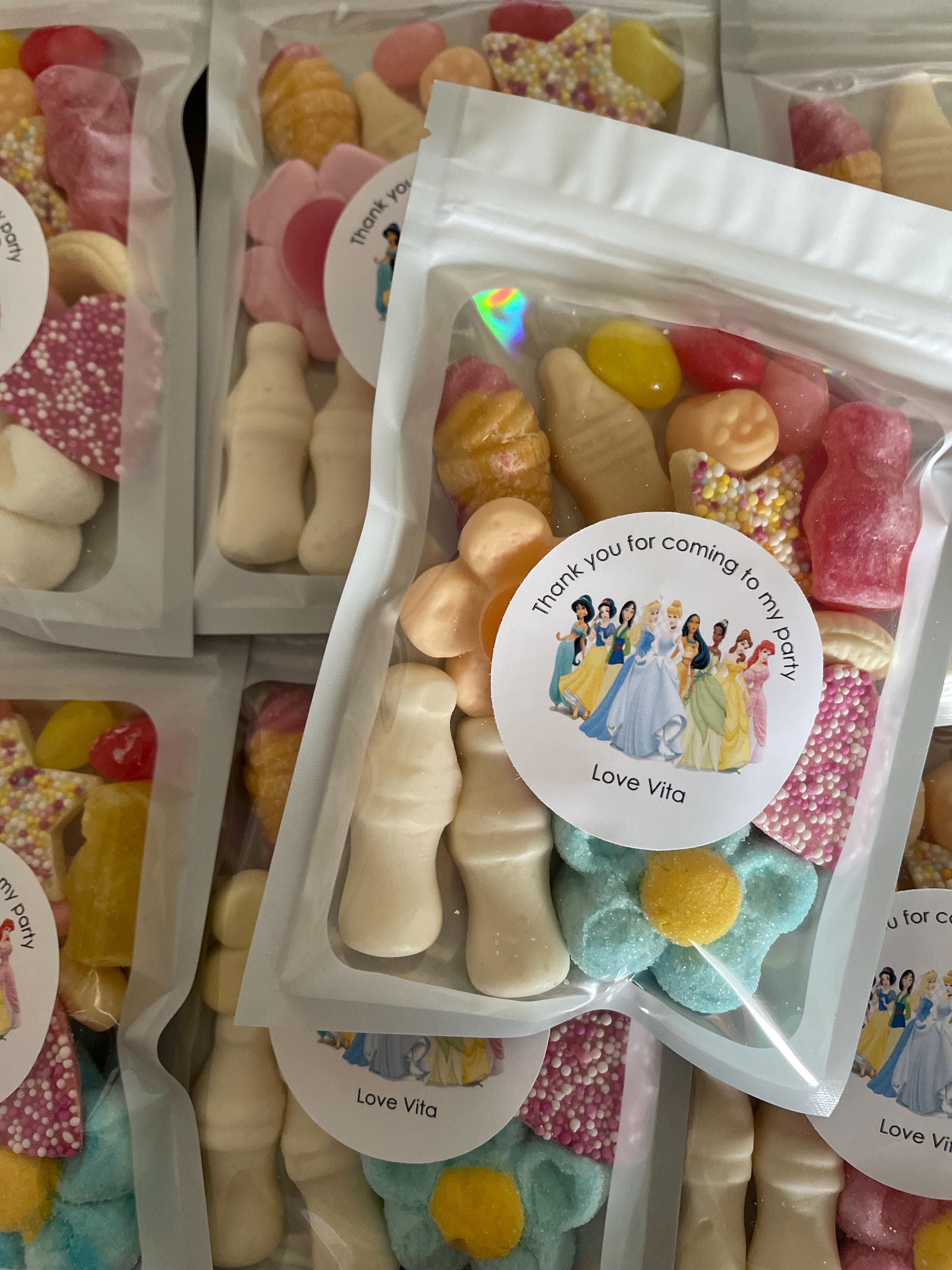 Personalised Princess Party Bags: Assorted Sweets for Children's Birthdays - image 5