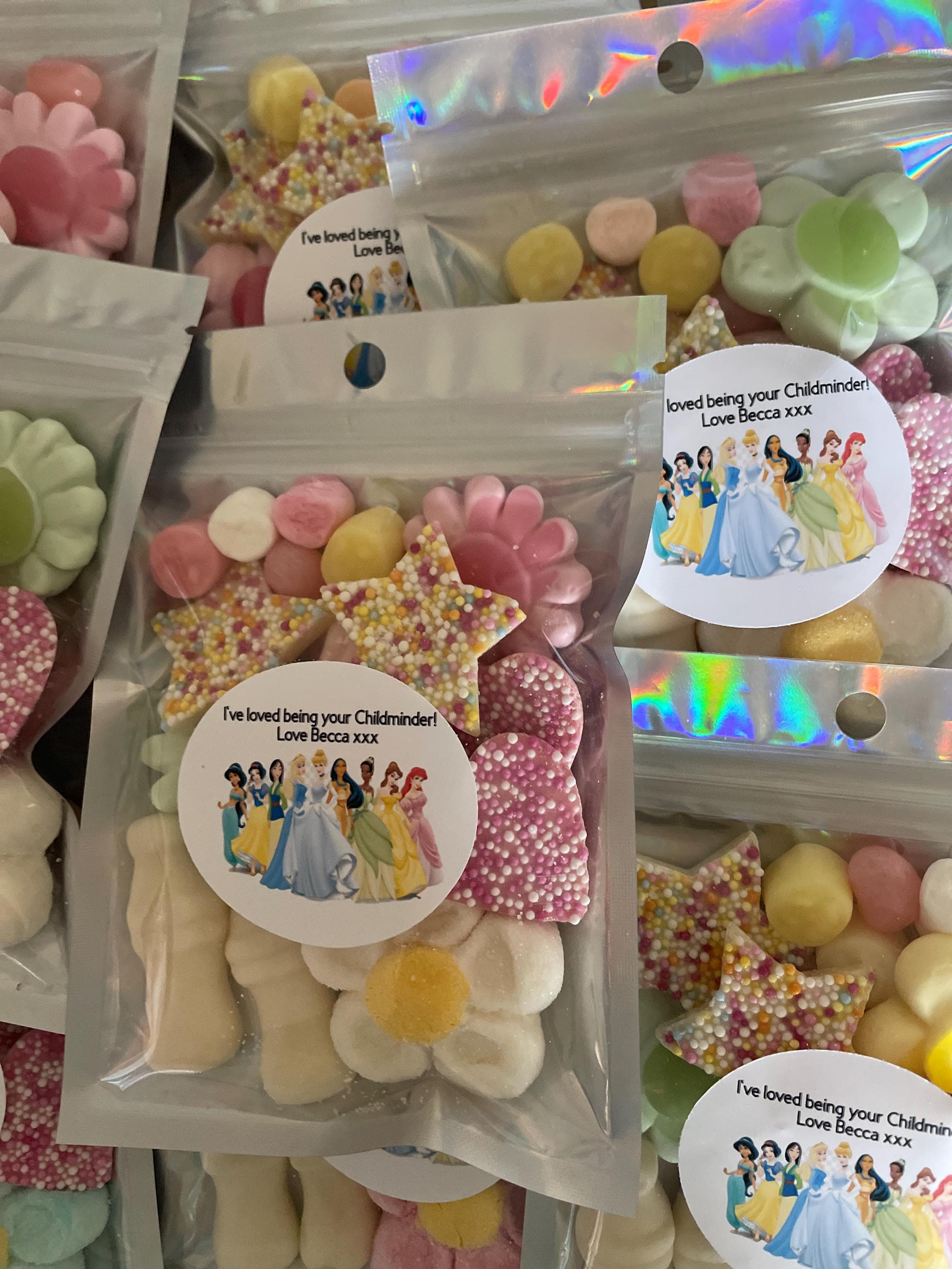 Personalised Princess Party Bags: Assorted Sweets for Children's Birthdays - image 2