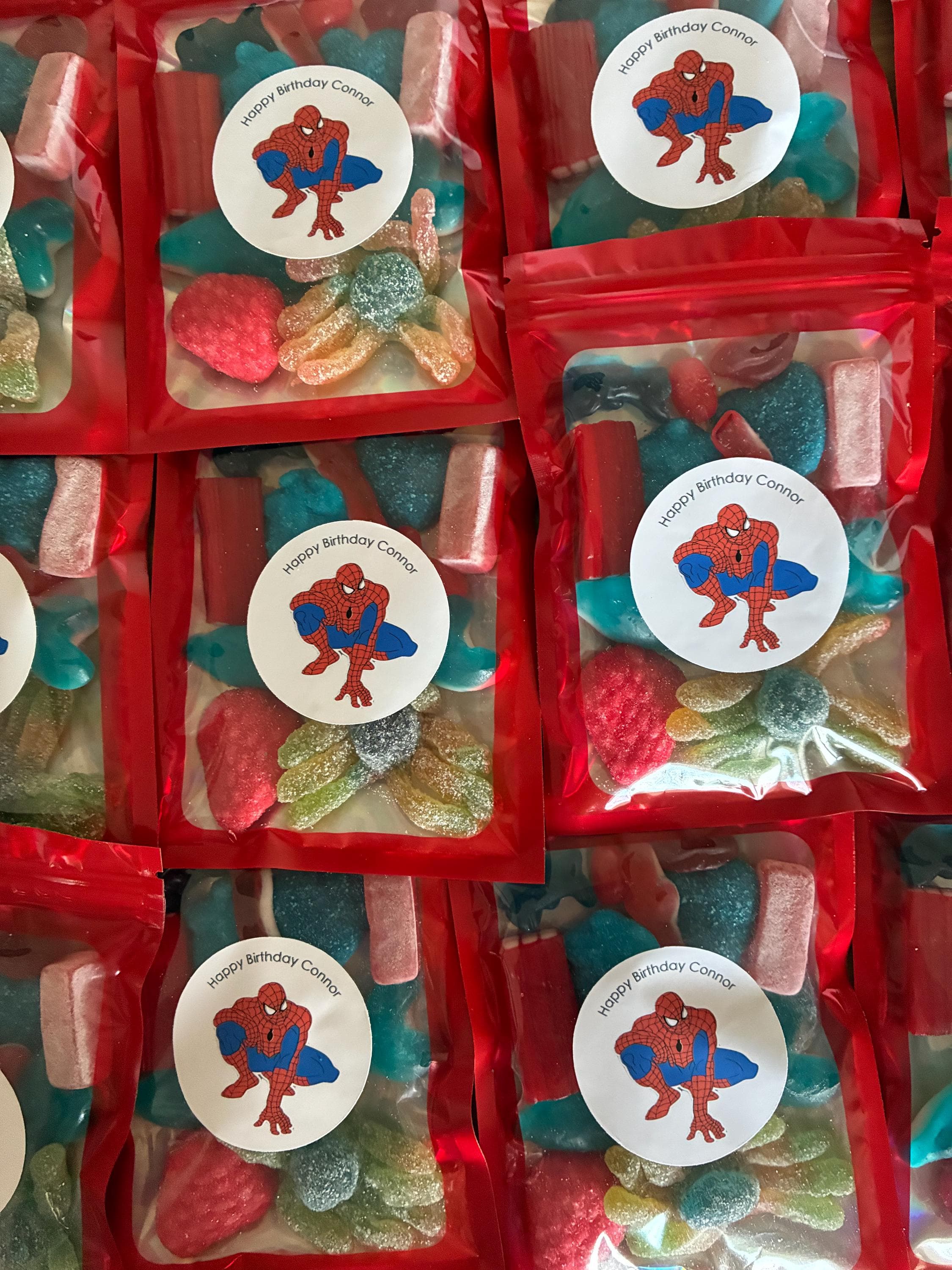 Personalised jungle theme, animals, pre filled Bags, Kids' Birthday Treat, candies gummies - image 2