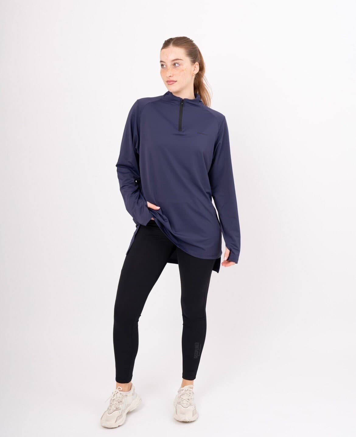 Initial Purple - Invincible Modest Active Top - image 2