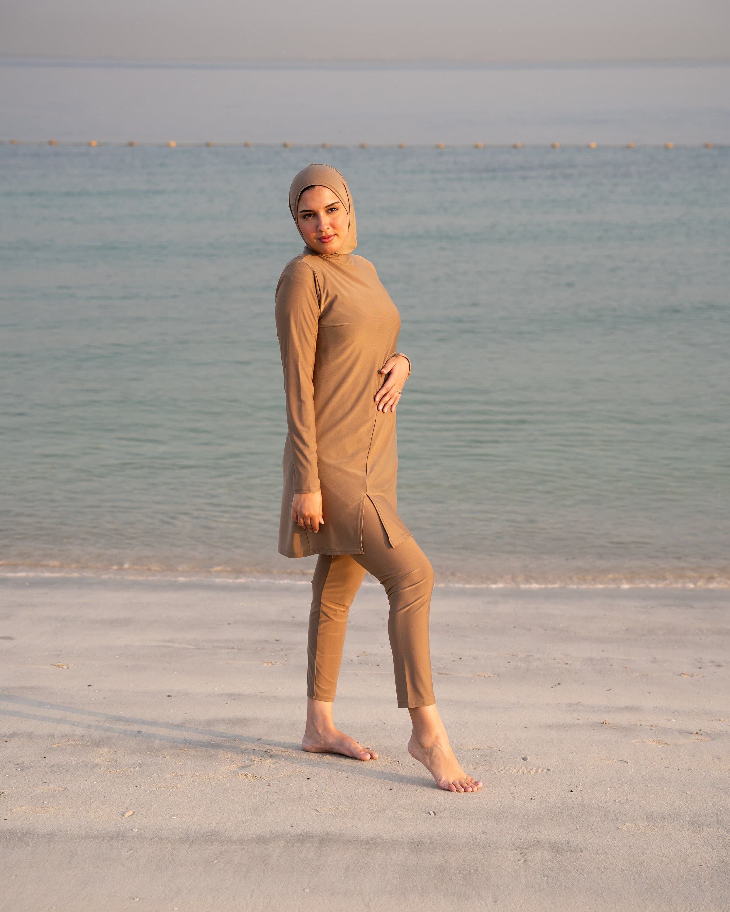 Sunrise Brown Burqini Set - Dreams Swimwear - image 3