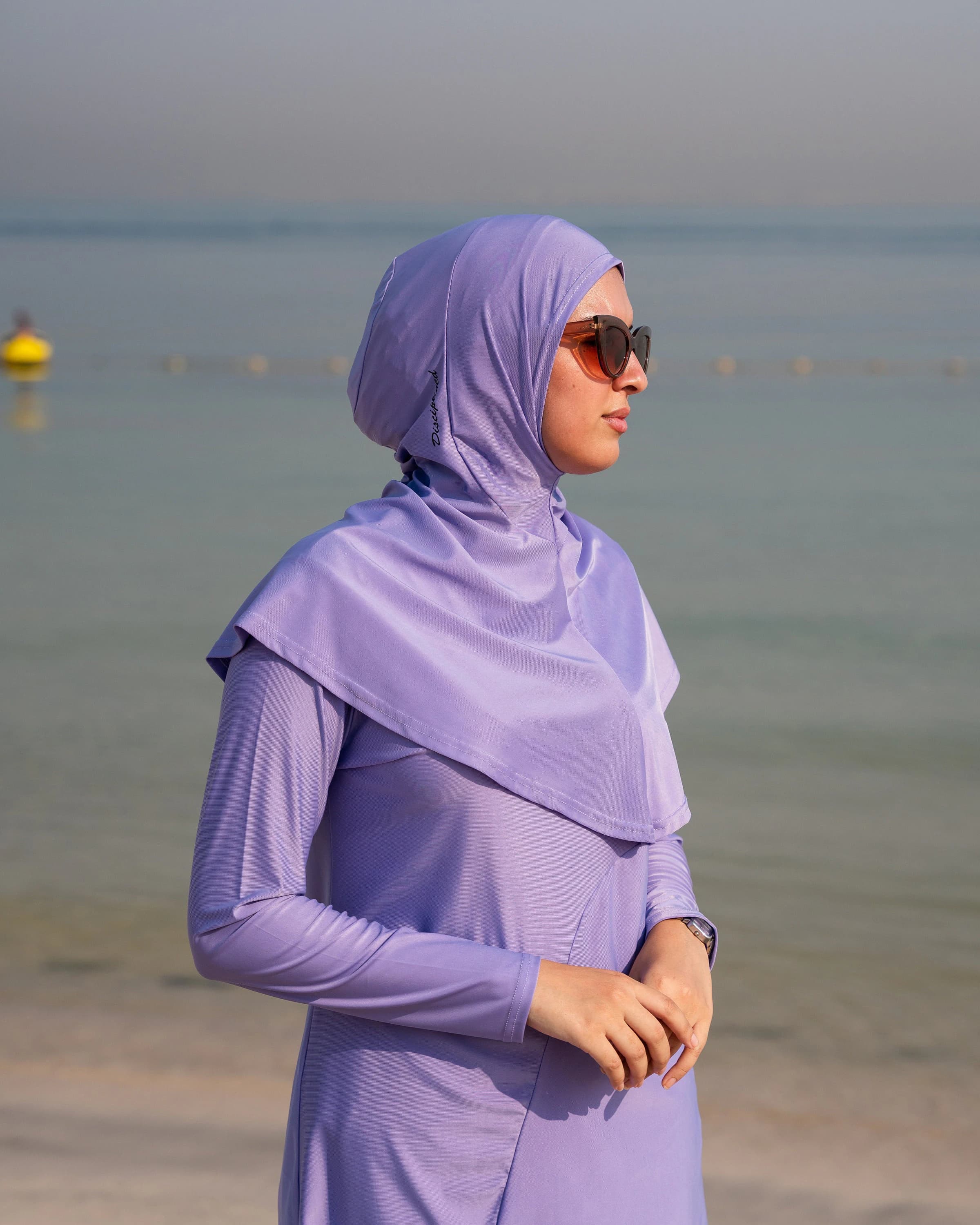 New Lilac Purple Swim Hijab - image 3